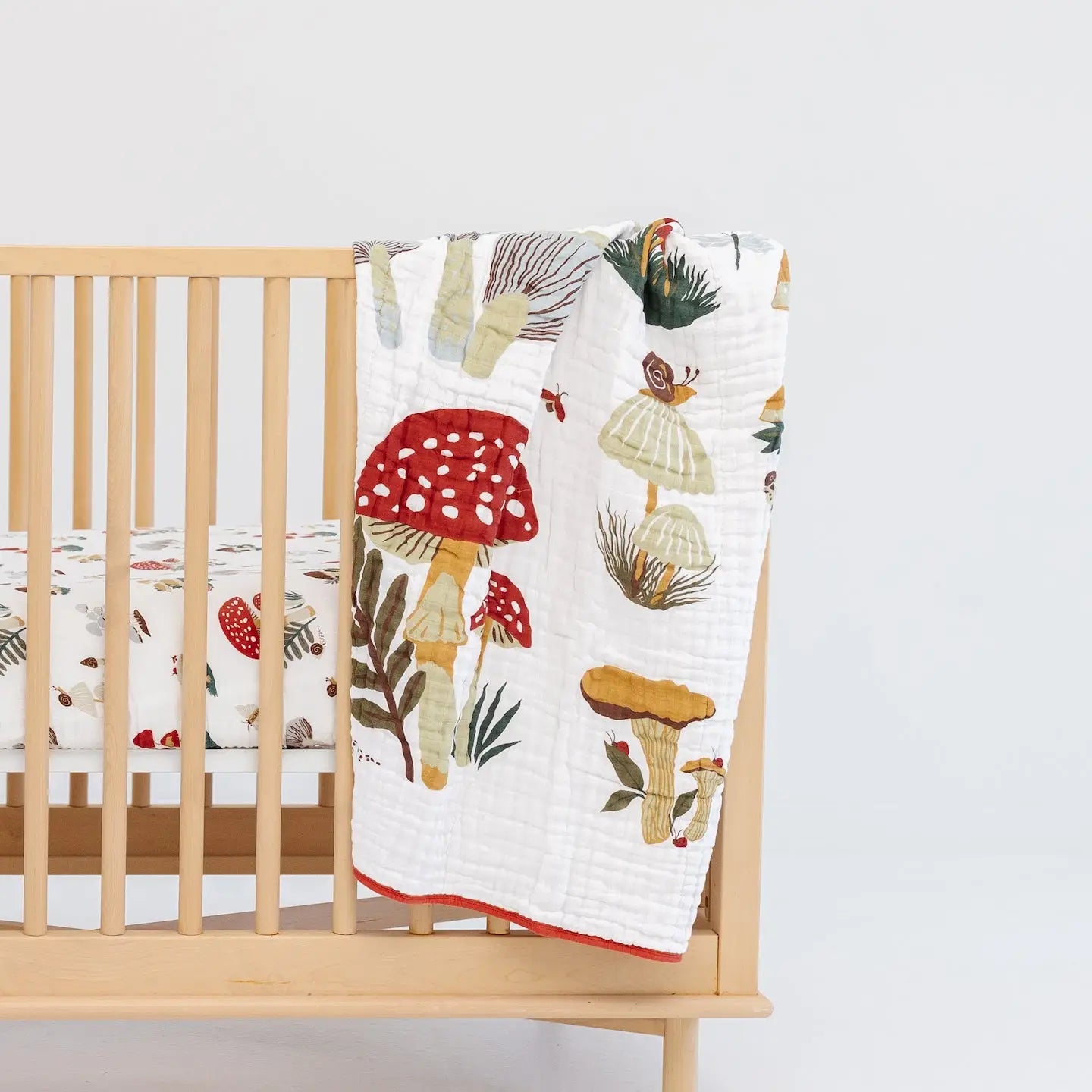 Clementine Kids Mushroom Quilt image 1