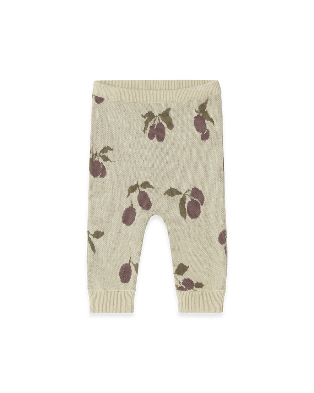 Garbo&Friends Knitted Trousers Baby - Prune Beige image 0