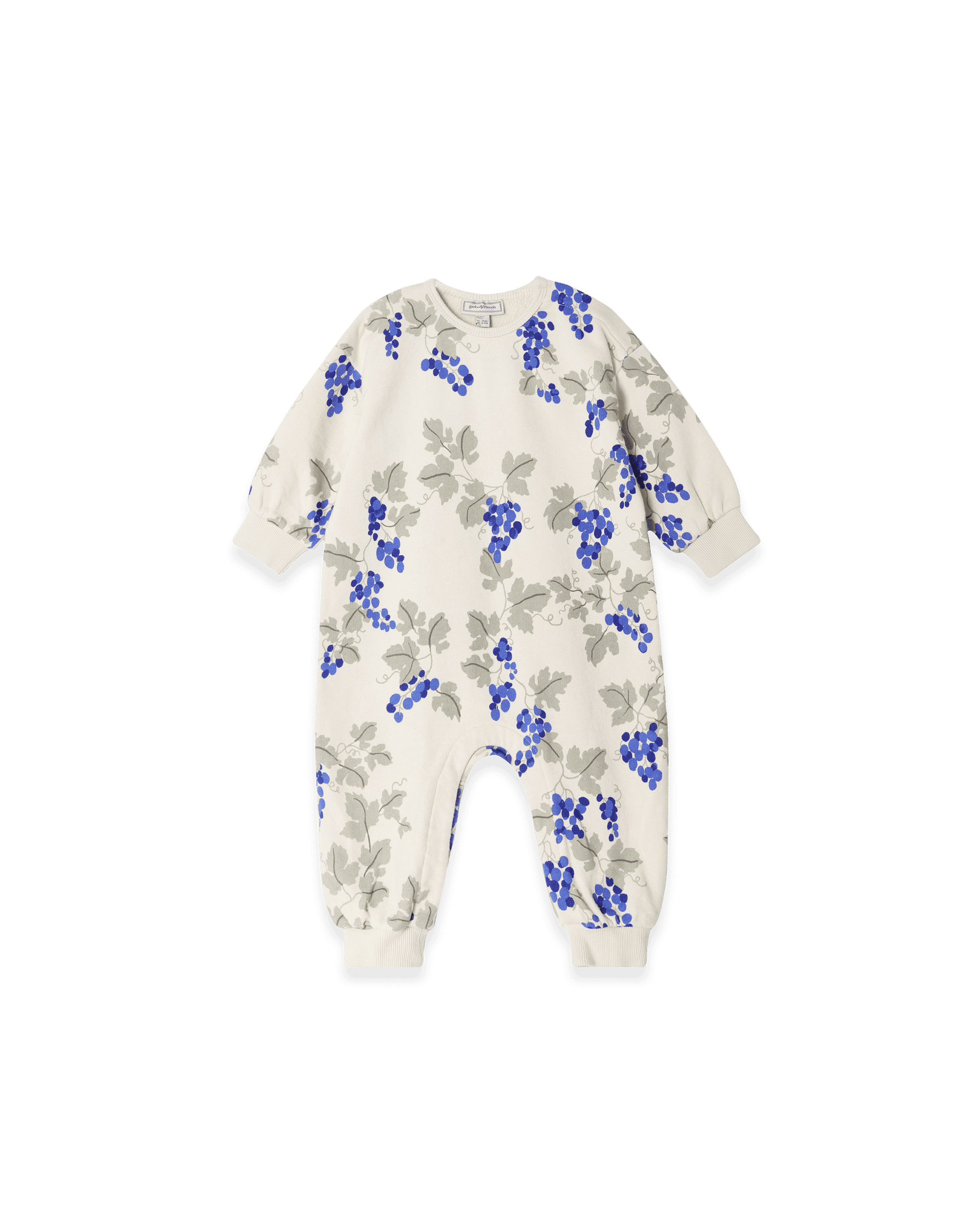 Garbo&Friends Sweatshirt Onesie | Grapes Blue image 0