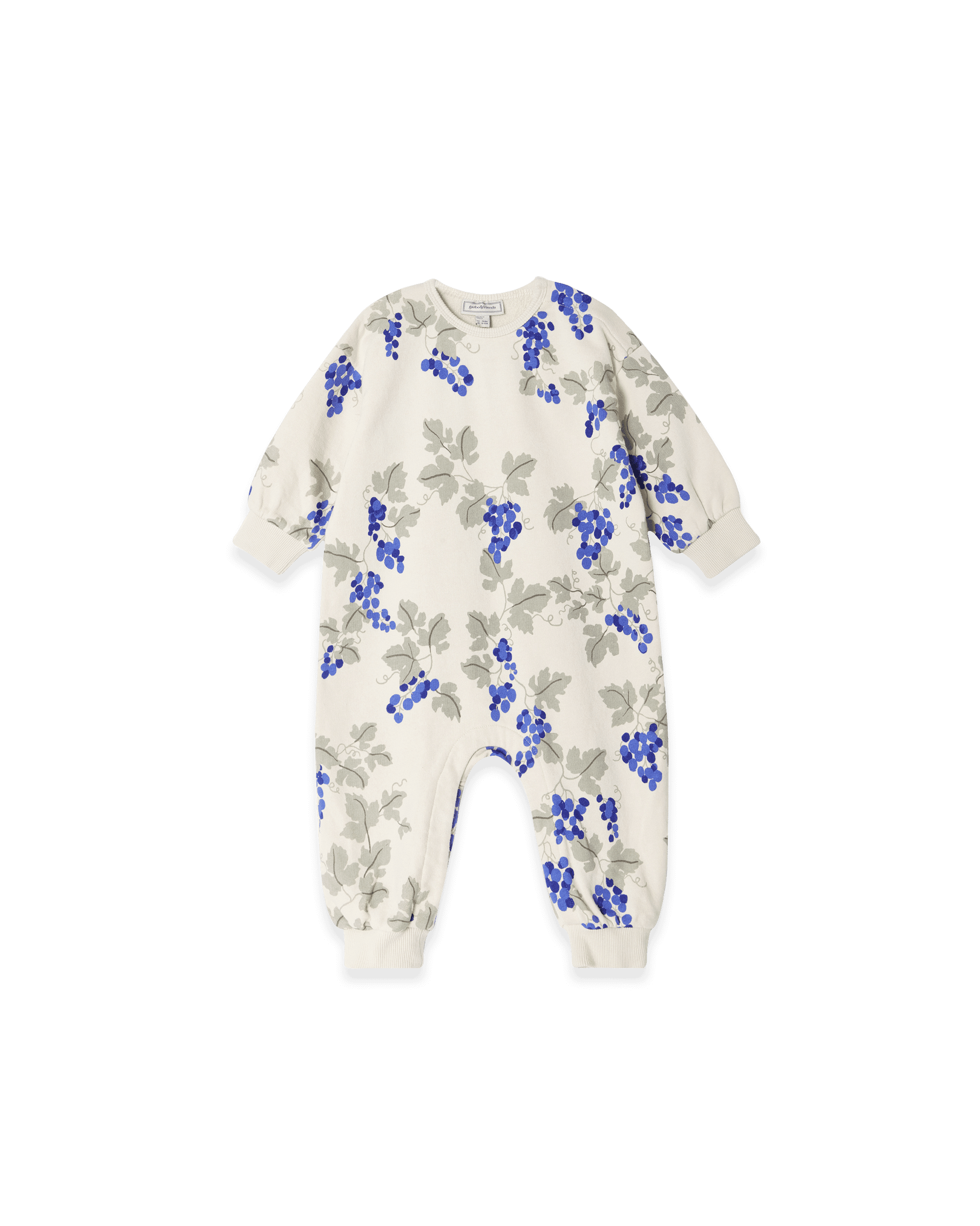 Garbo&Friends Sweatshirt Onesie | Grapes Blue image 0