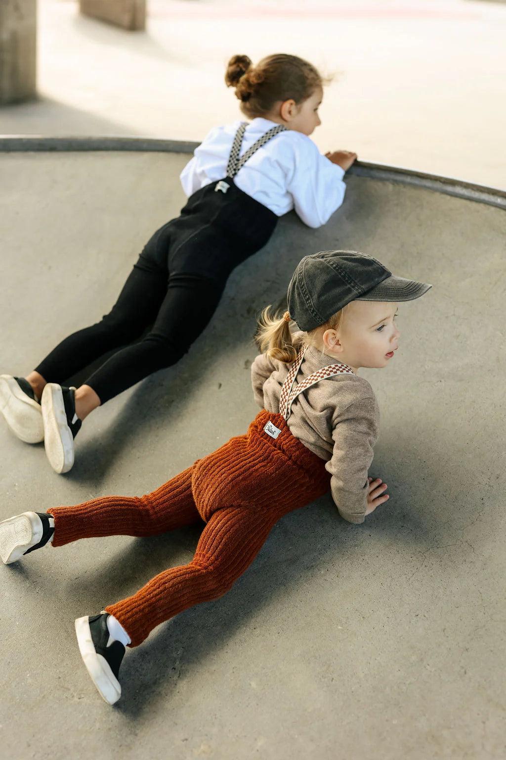Silly Silas Granny Teddy Footless Tights - Cinnamon Checked image 4