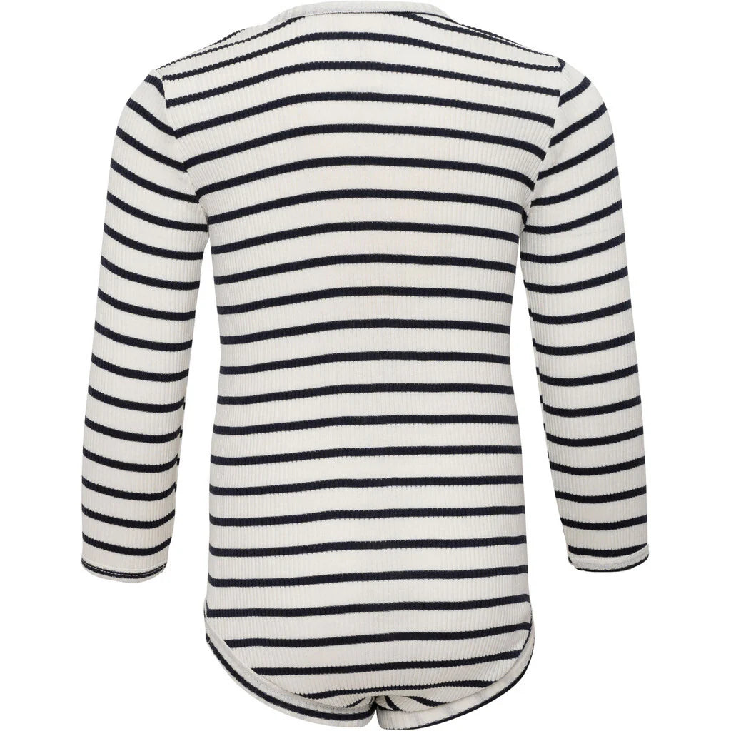 Minimalisma Bono Silk and Cotton bodysuit - Sailor image 1