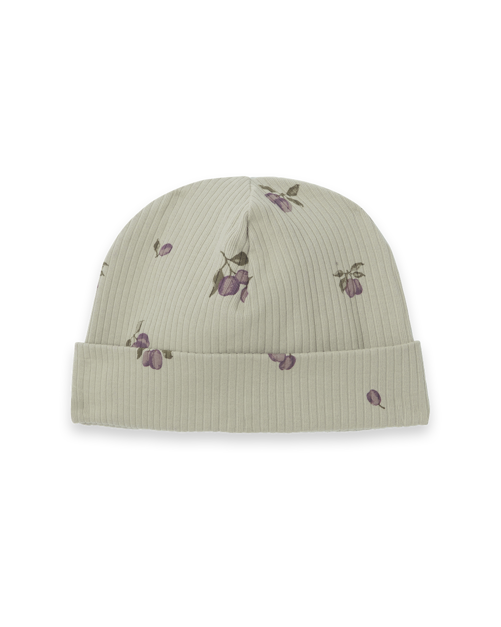 Garbo&Friends Rib Jersey Beanie - Prune Green image 0