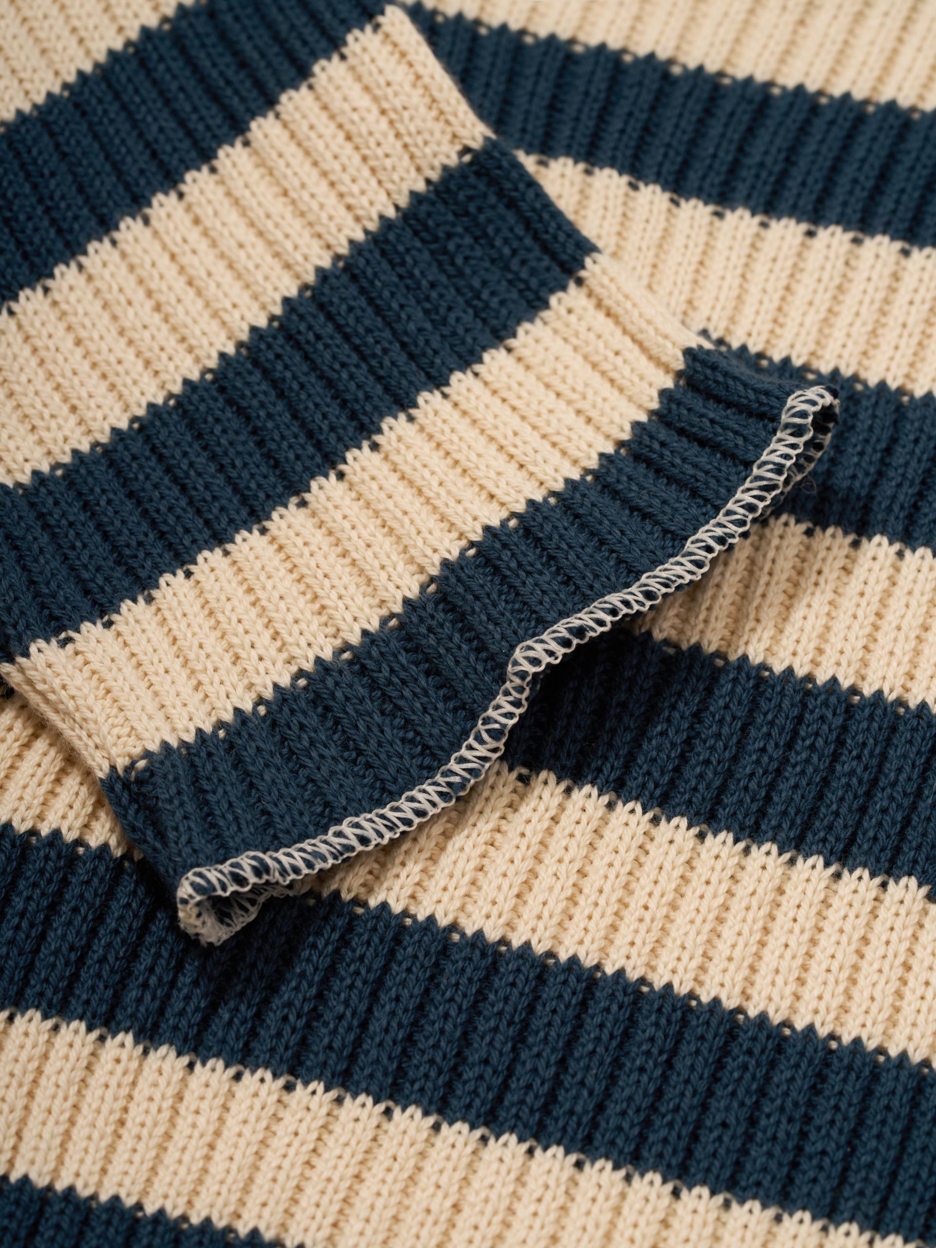 Organic Zoo Sailor Stripes Knitted Sweater image 1