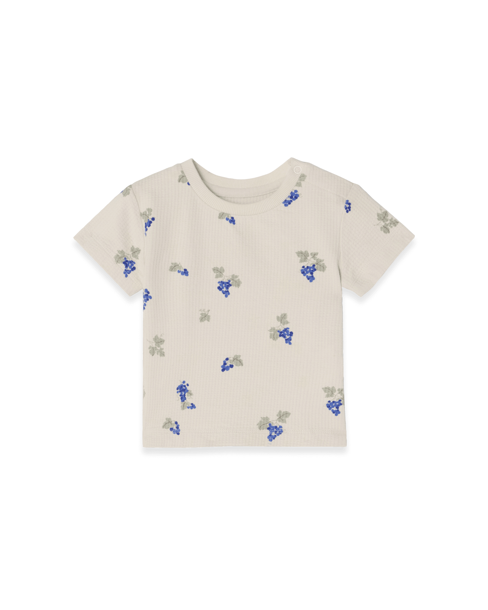 Garbo&Friends Structured Jersey T-shirt Baby | Grapes Ecru image 0