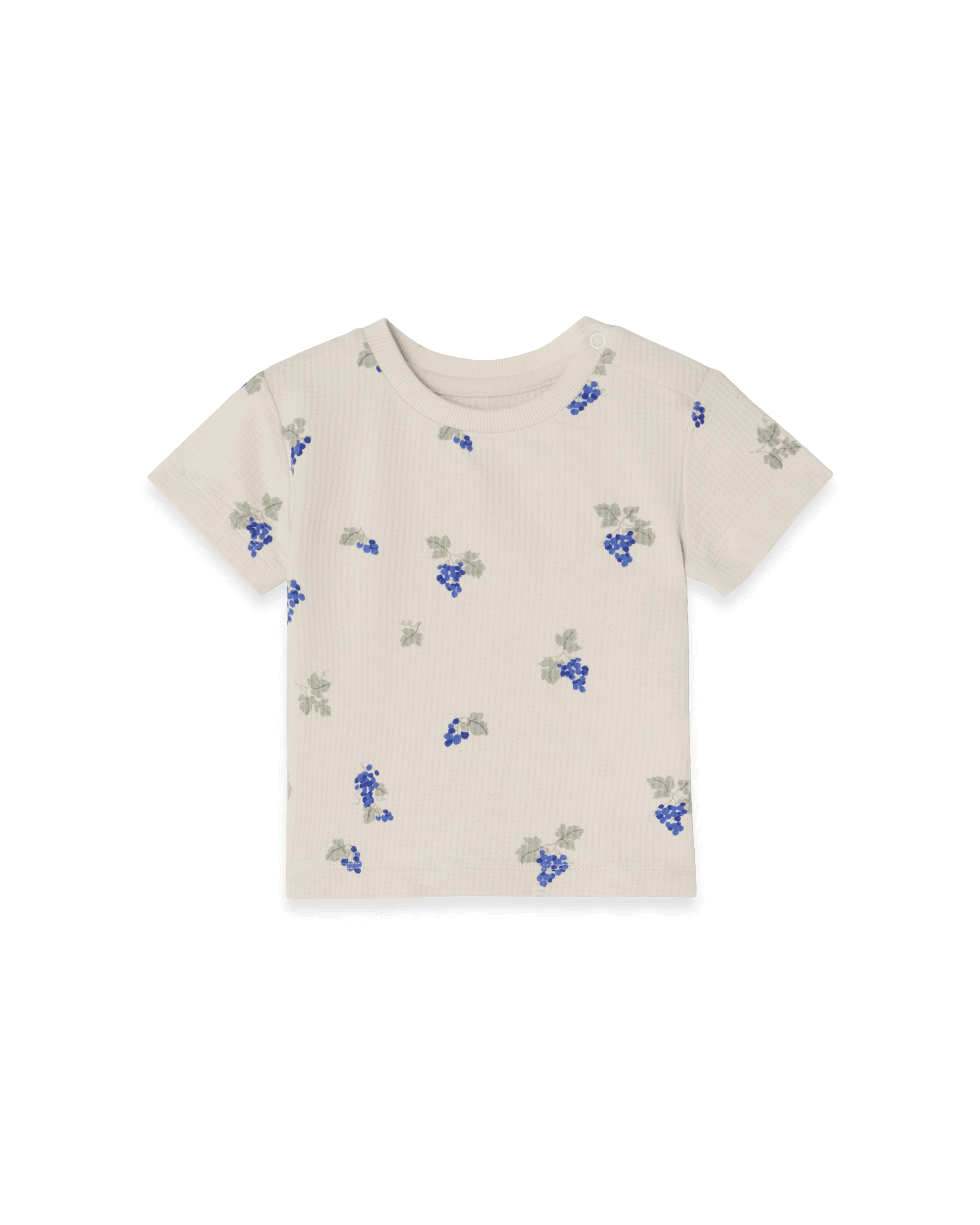 Garbo&Friends Structured Jersey T-shirt Baby | Grapes Ecru image 0