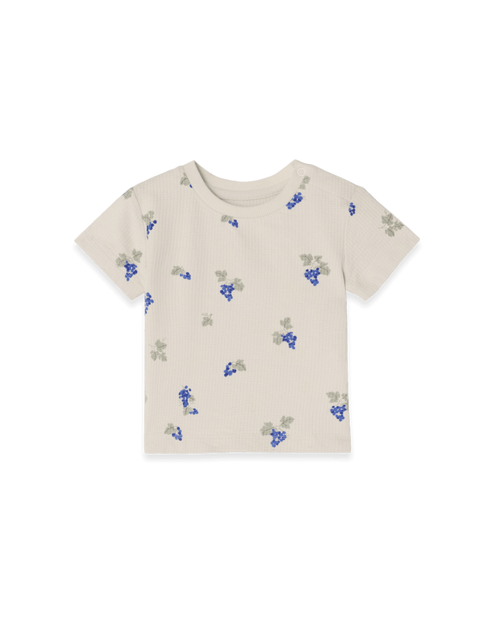 Garbo&Friends Structured Jersey T-shirt Baby | Grapes Ecru image 0