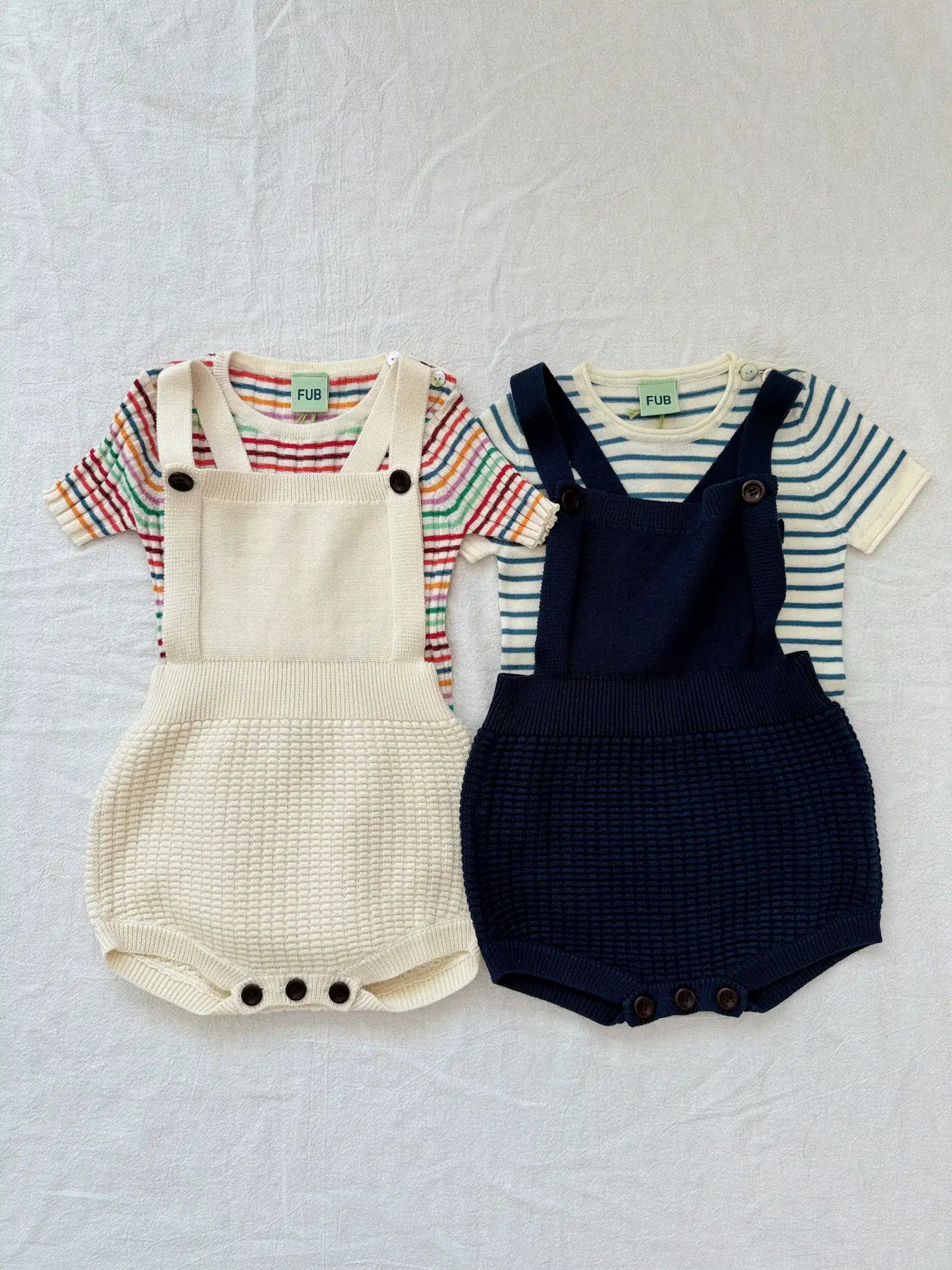 FUB Baby Structure Overalls - ecru image 1
