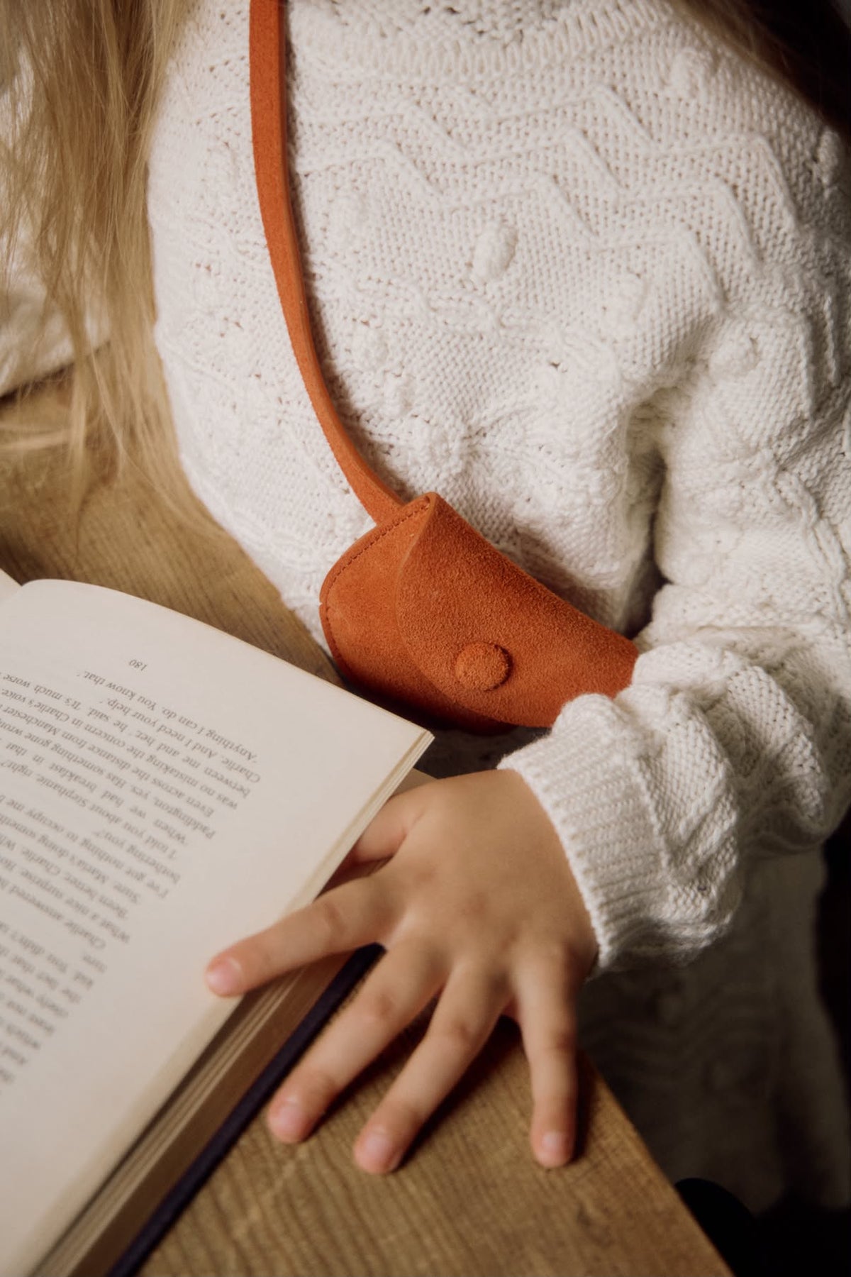 Suede Coin Bag Persimmons