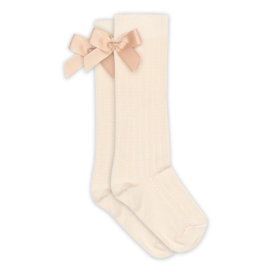Liva knee socks - bow - Dew