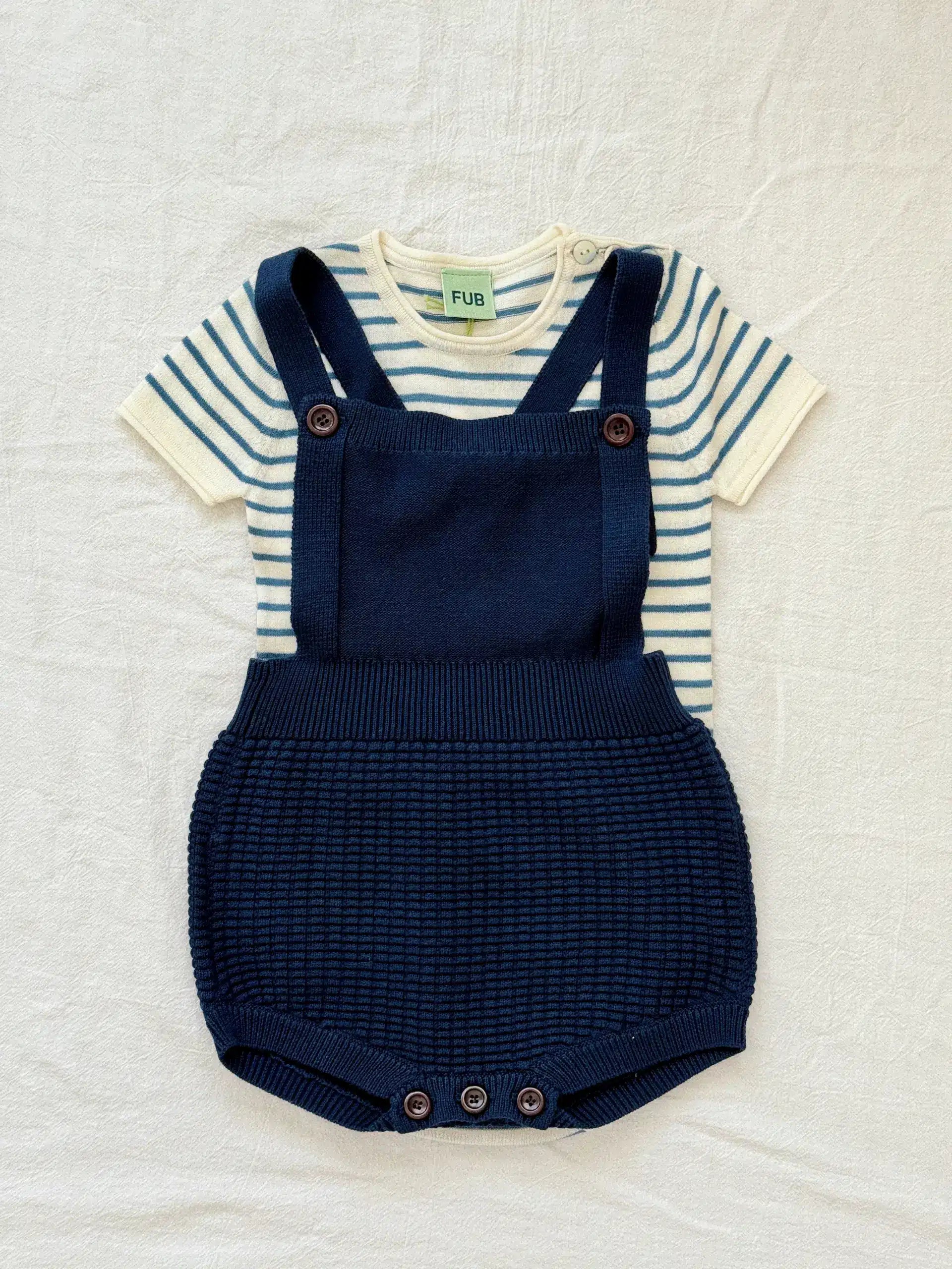 FUB Baby Structure Overalls - dark navy image 1