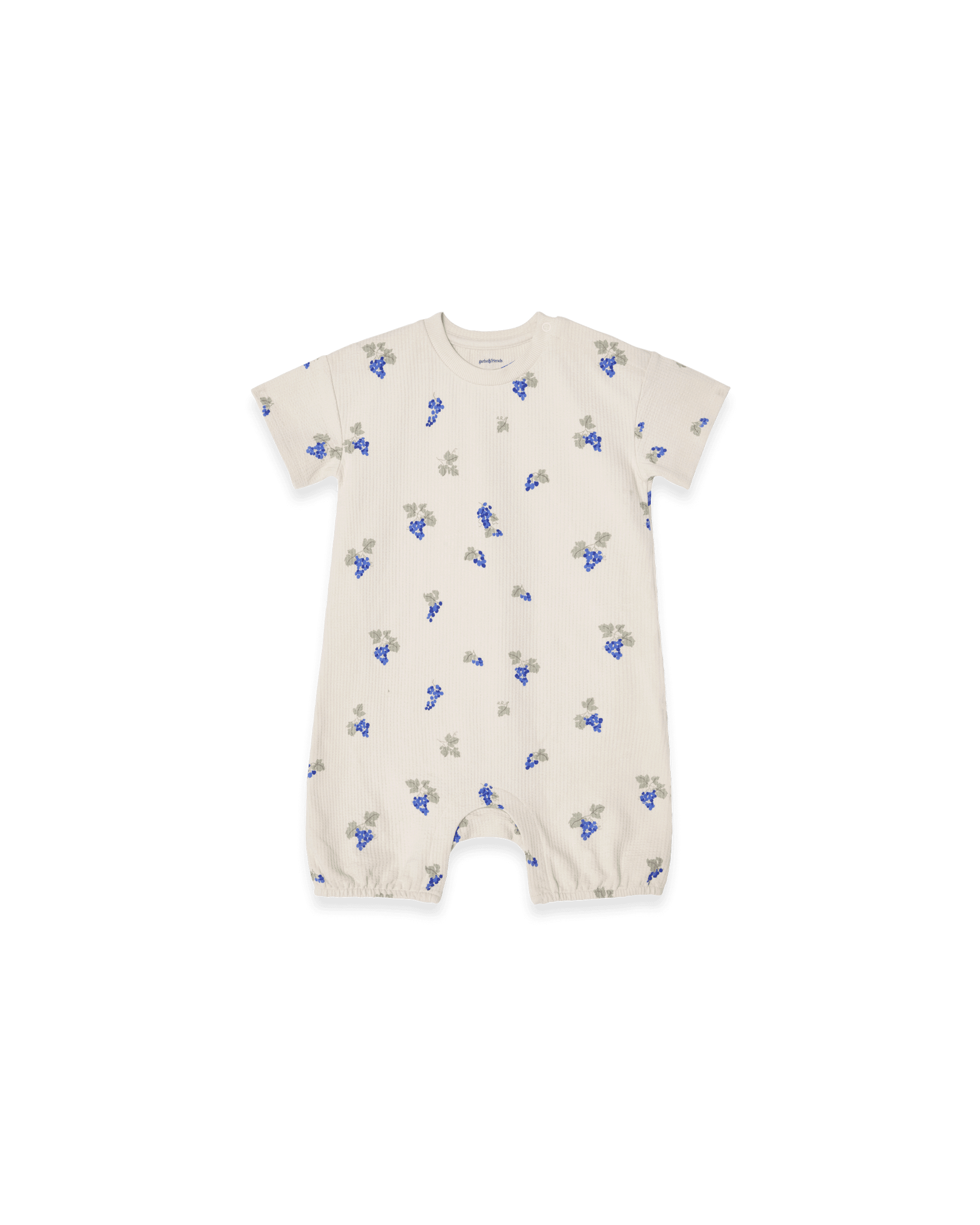 Garbo&Friends Structured Jersey Onesie | Grapes Ecru image 0