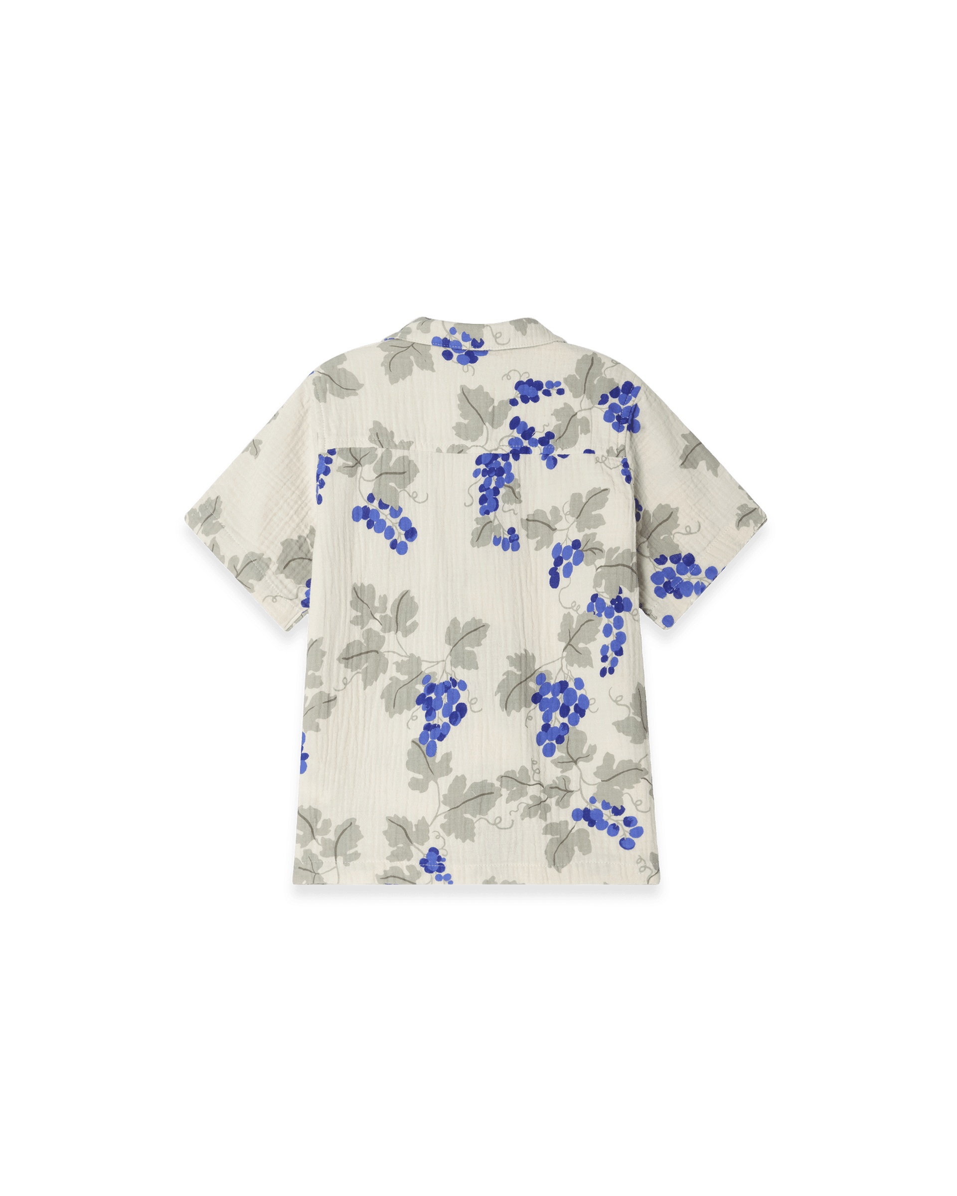 Garbo&Friends Muslin SS Shirt Baby | Grapes Blue image 1