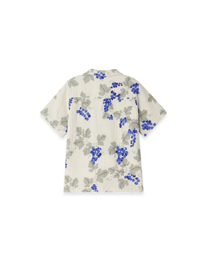 Garbo&Friends Muslin SS Shirt Baby | Grapes Blue image 1