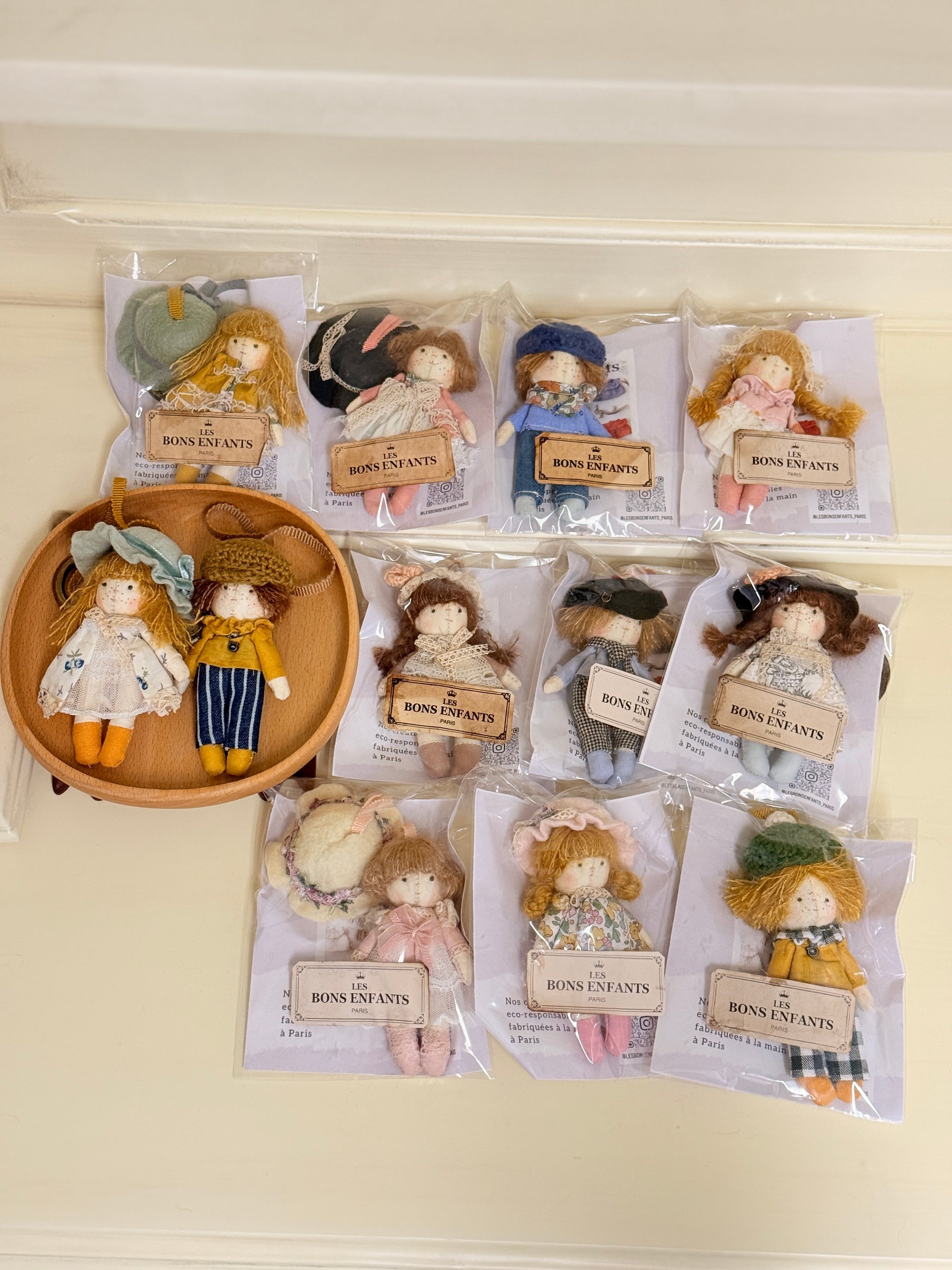 One-of-a-Kind 9cm doll key charm