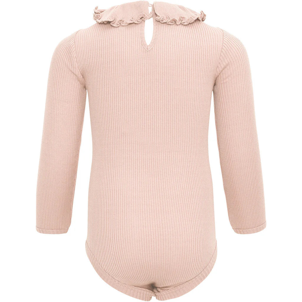 Minimalisma Beauty Silk and Cotton bodysuit - Sweet Rose image 1