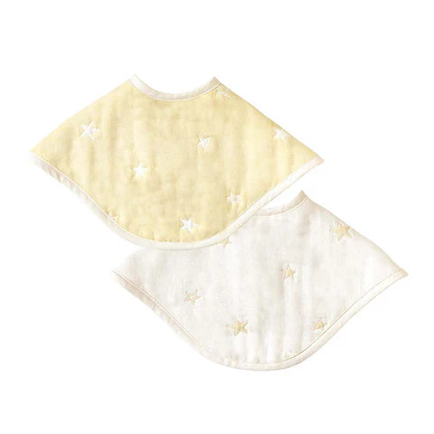 Six-Layer Gauze 2-Way Bib (Set of 2)