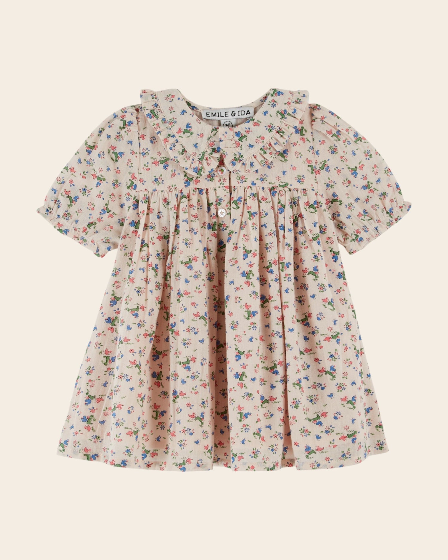 Dress Loose pink patterned