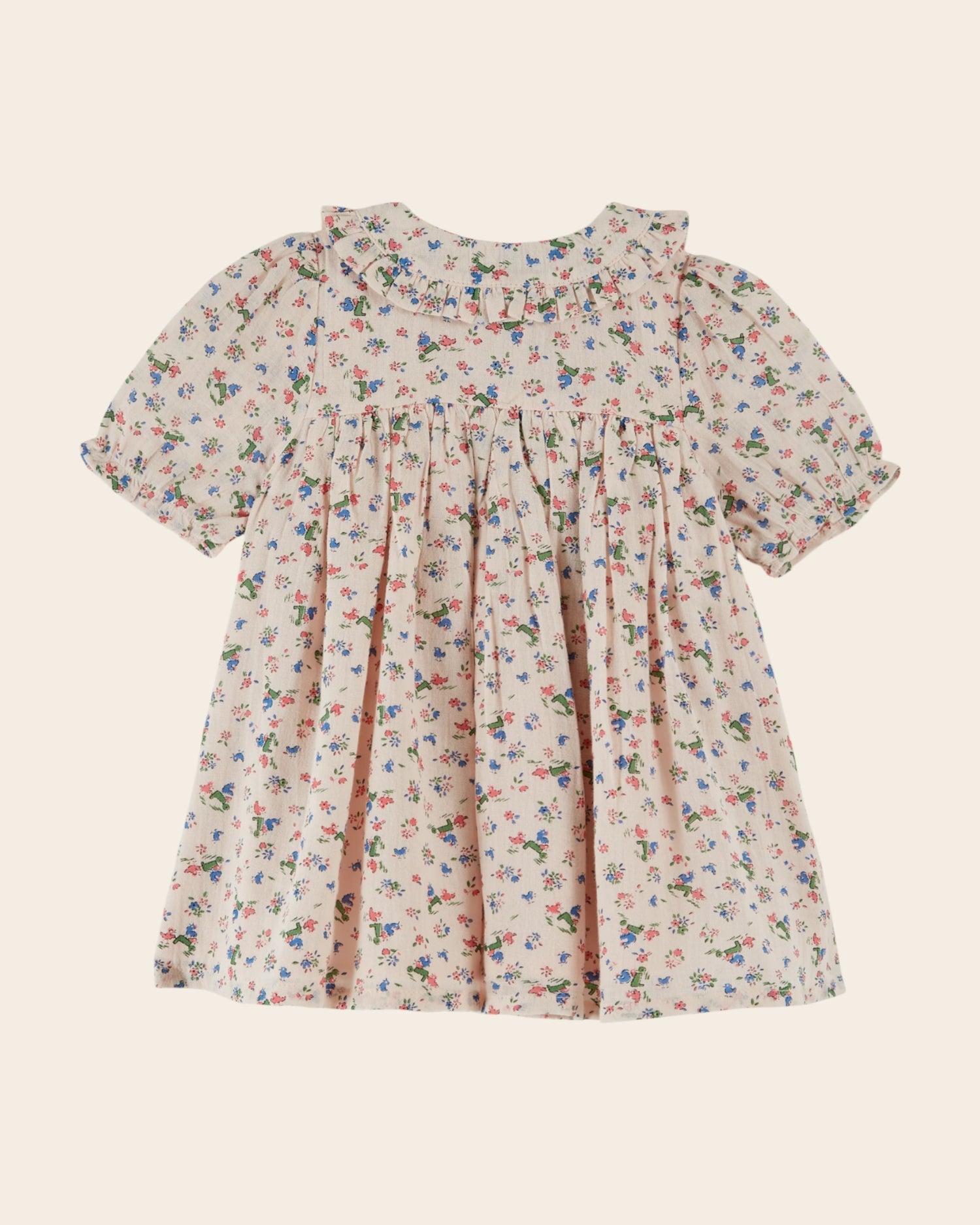 Dress Loose pink patterned