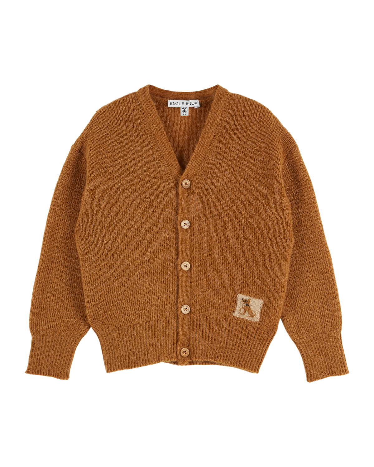 Cardigan - Camel patch