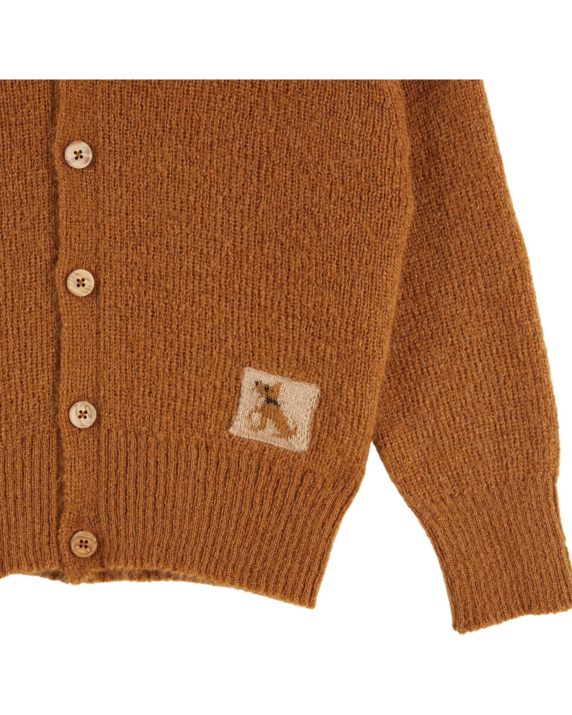 Cardigan - Camel patch