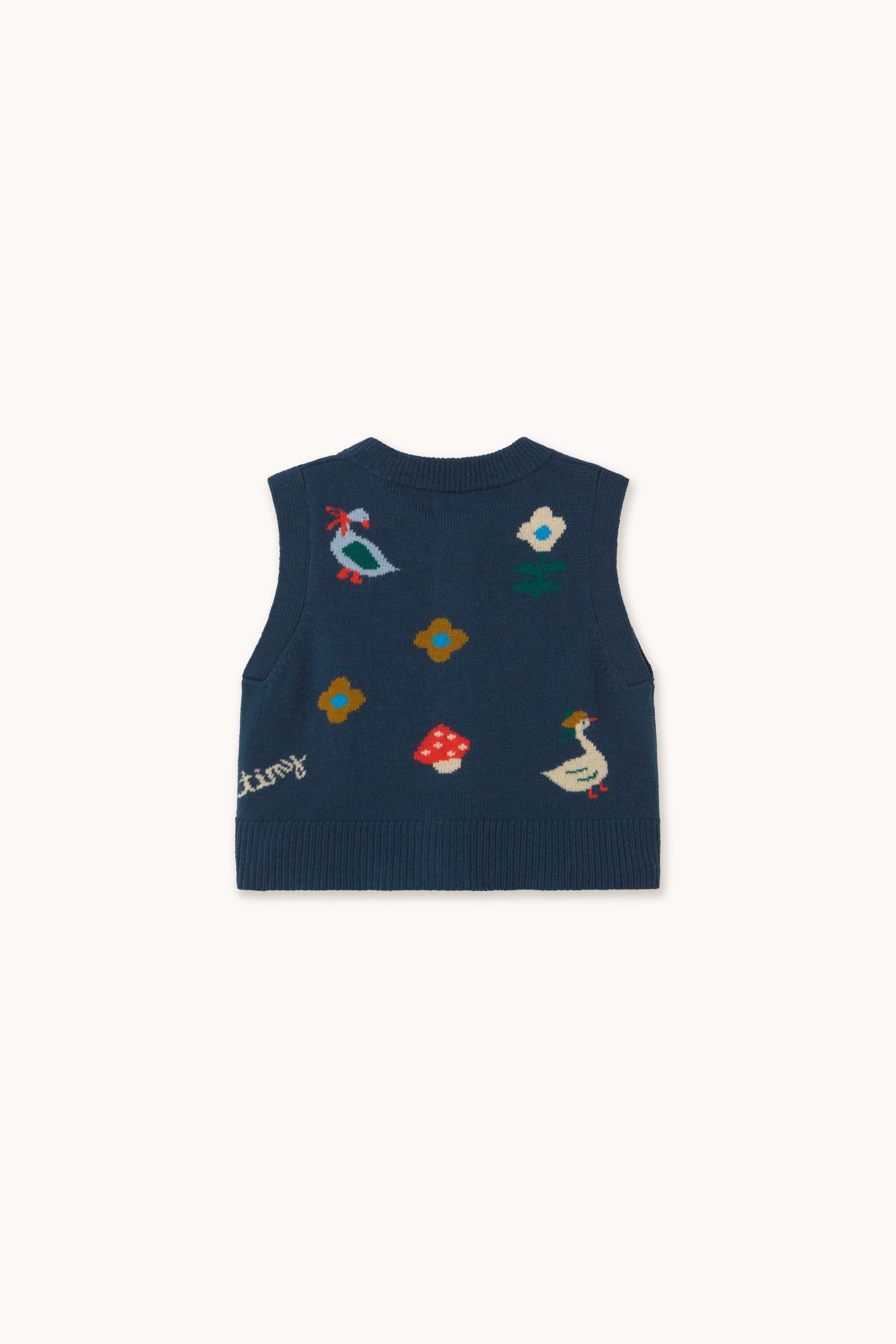 Winter Pond Vest Ink Blue