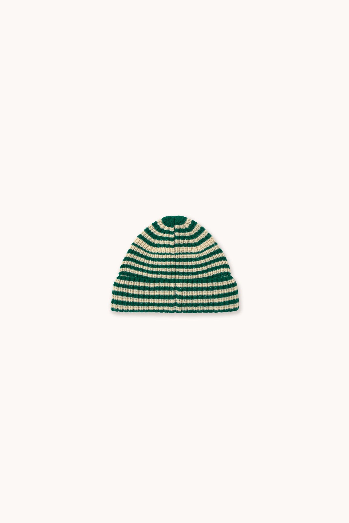 Stripes Beanie Dark Green