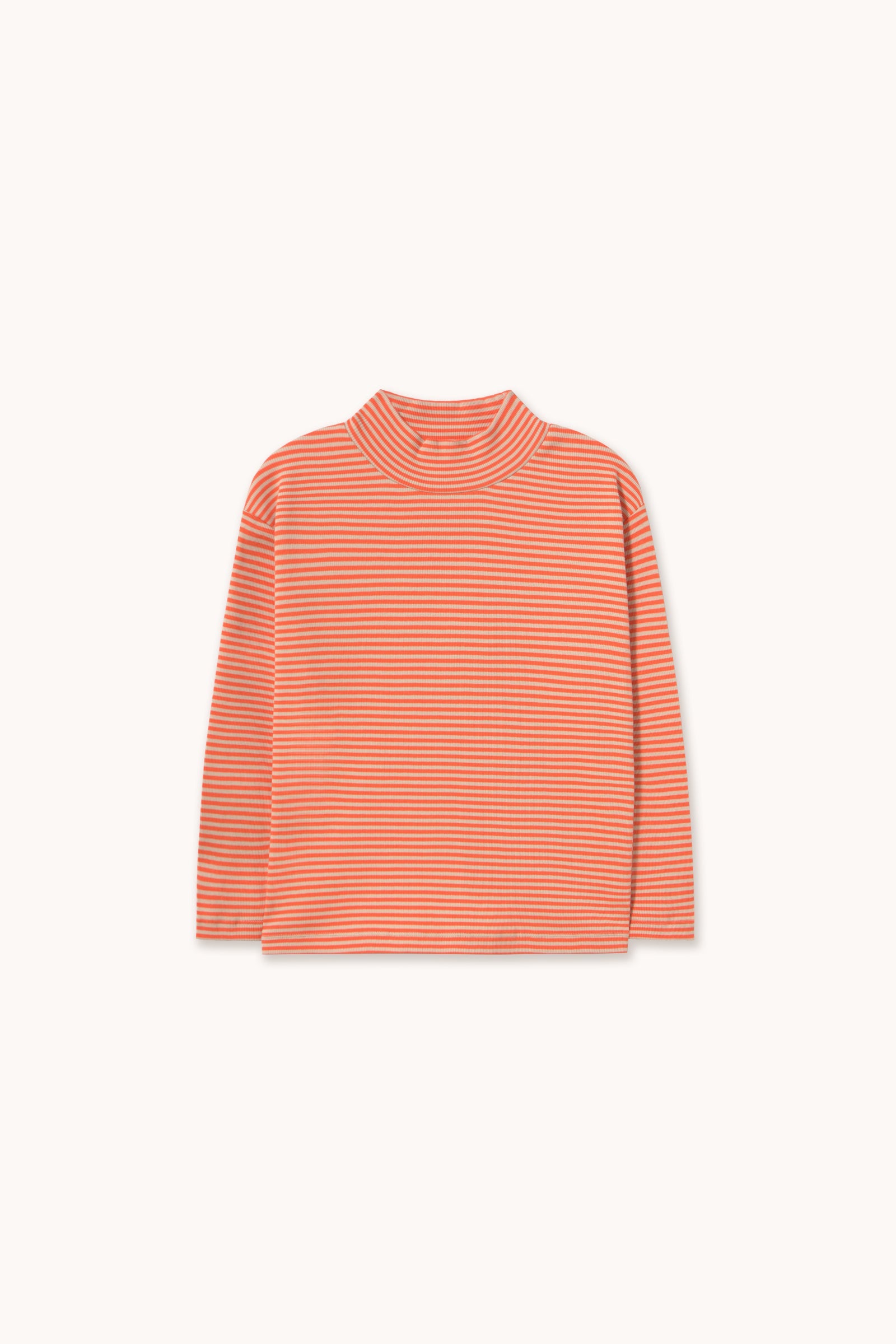 Stripes Rib Mockneck
