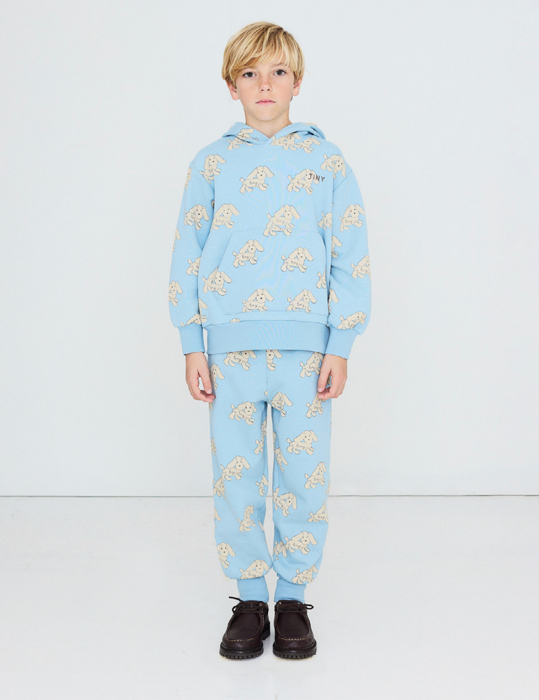 Dogs Hoodie Blue