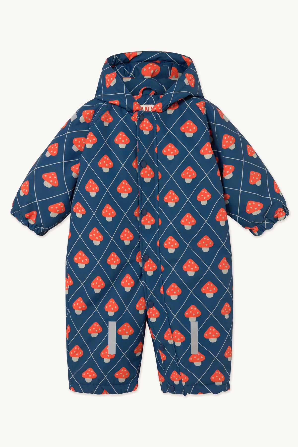 Mushrooms Snow One-Piece Light Navy