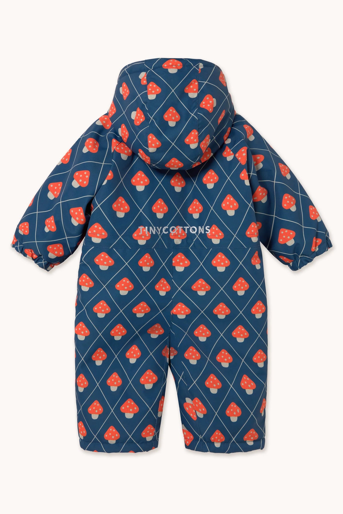 Mushrooms Snow One-Piece Light Navy
