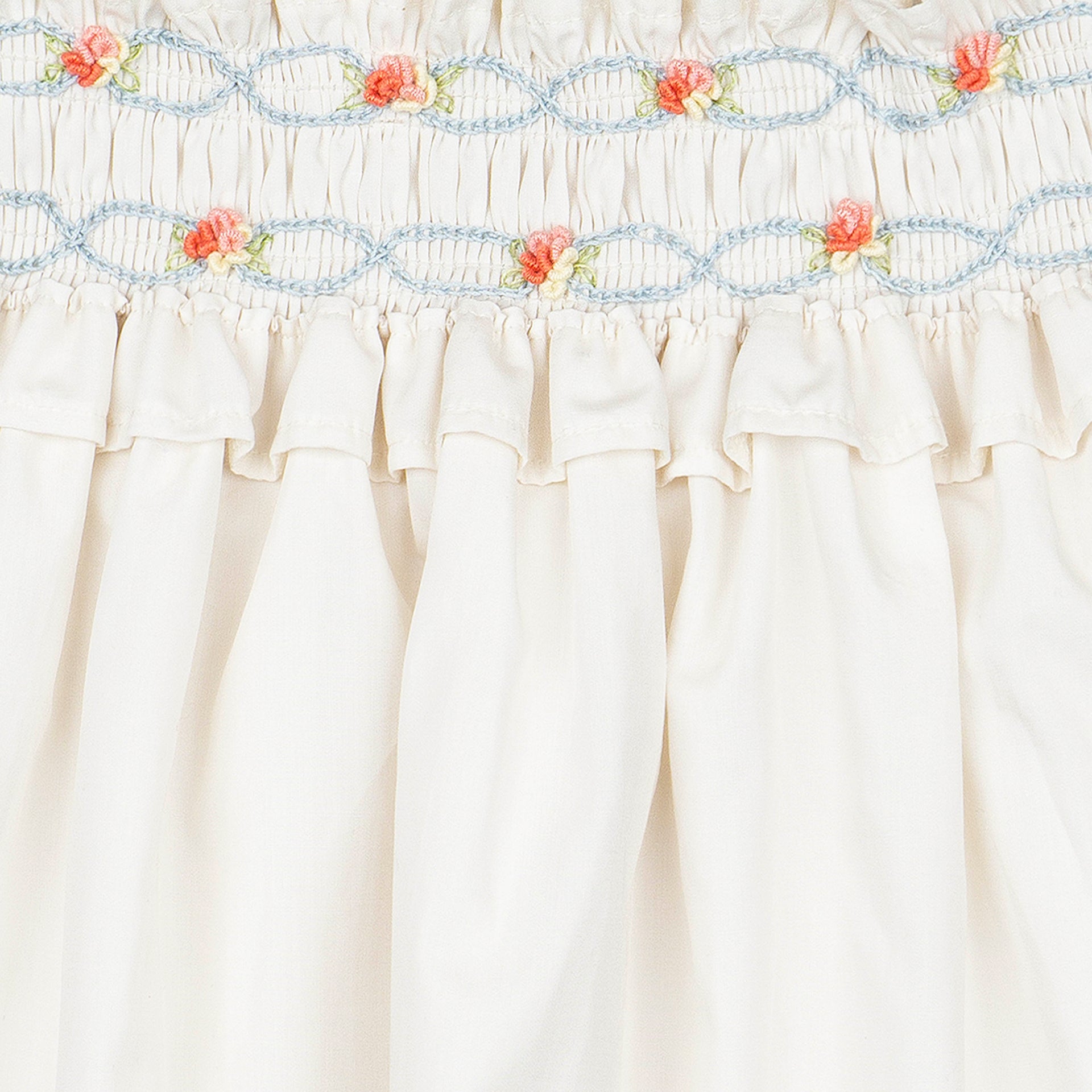 Athena Dress Ivory - Pima Cotton