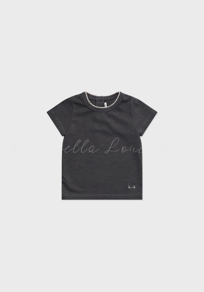 Baby Mia T-shirt Charcoal
