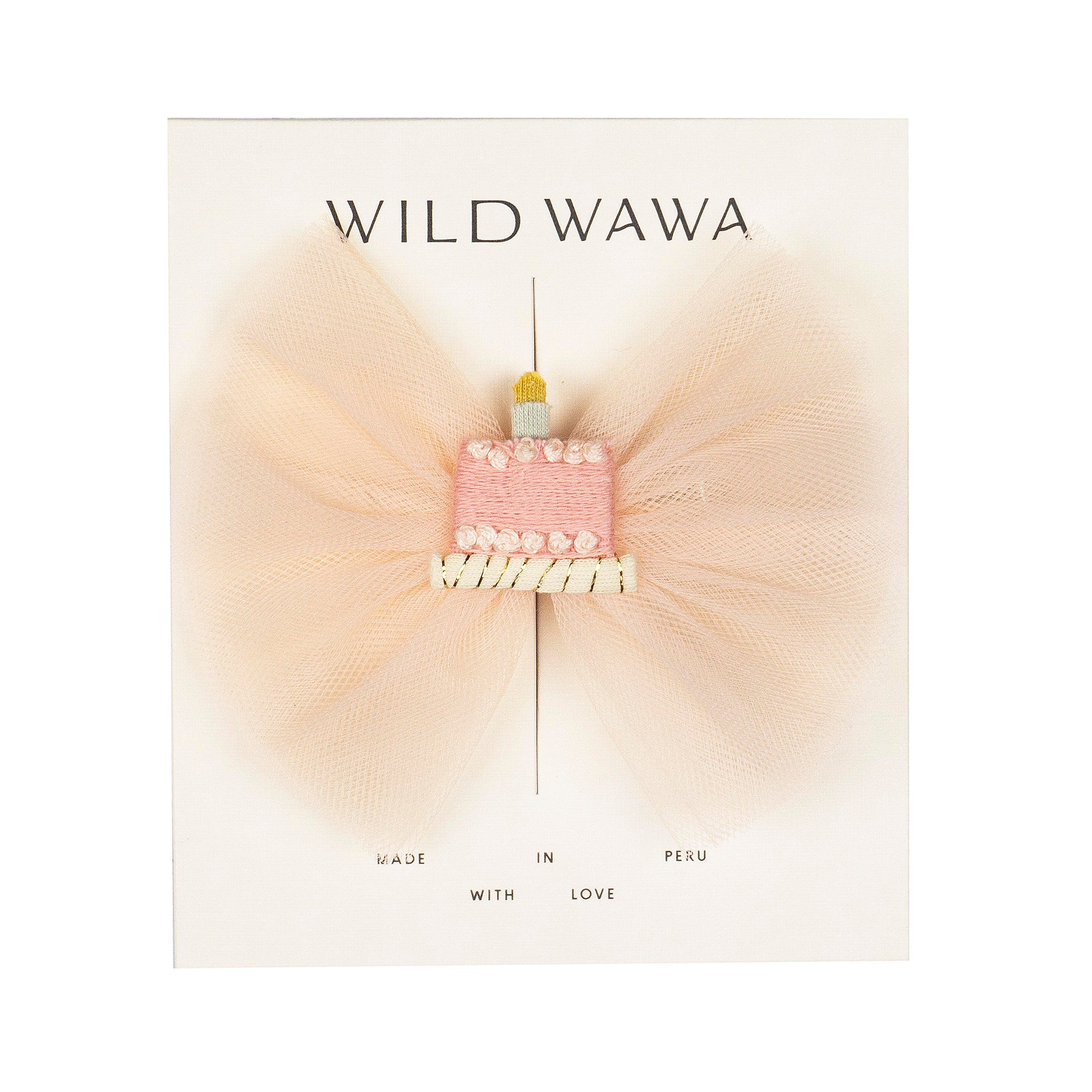 Birthday Cake Clip Blush