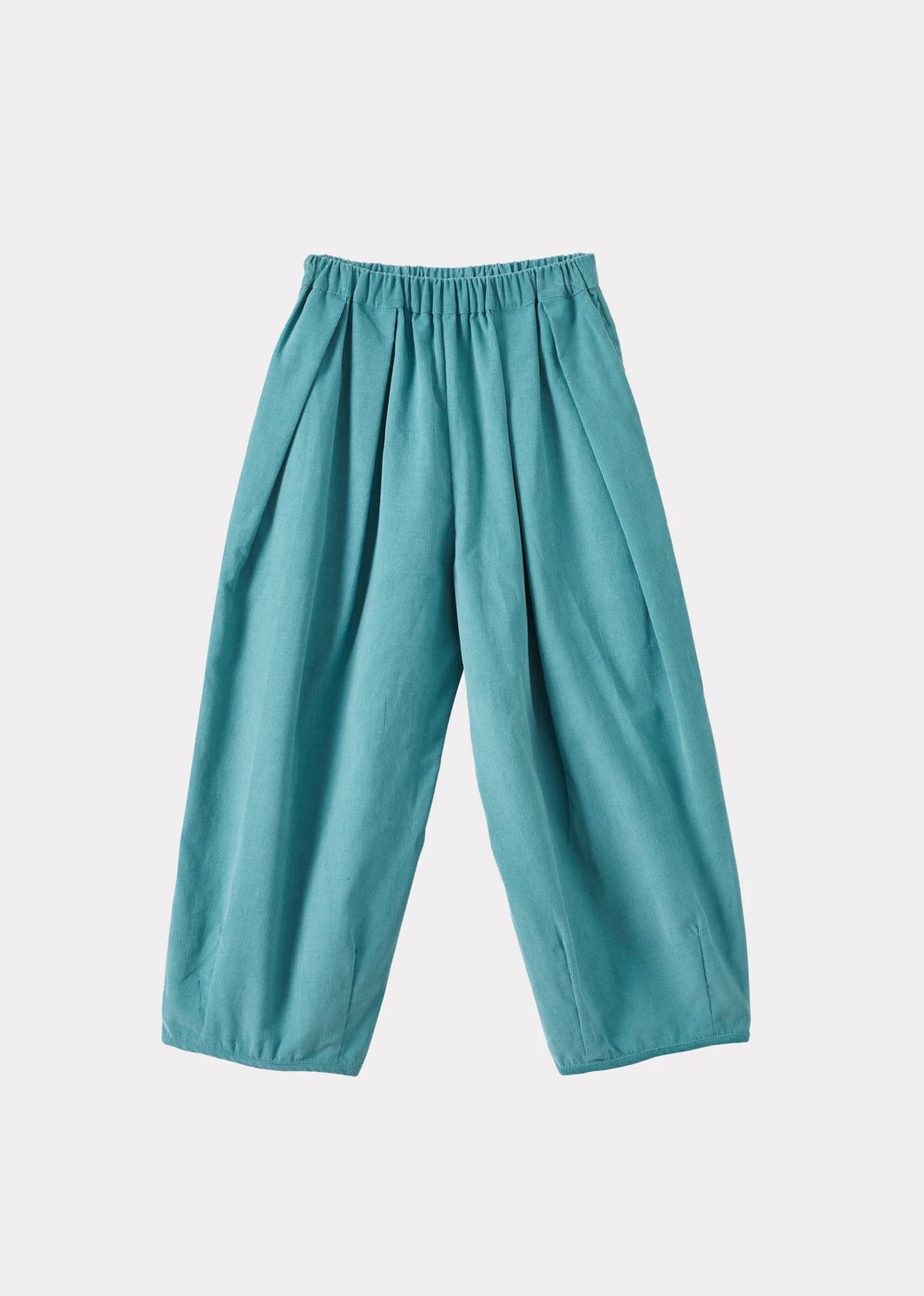 Bobby Cotton Corduroy Trousers - Turquoise
