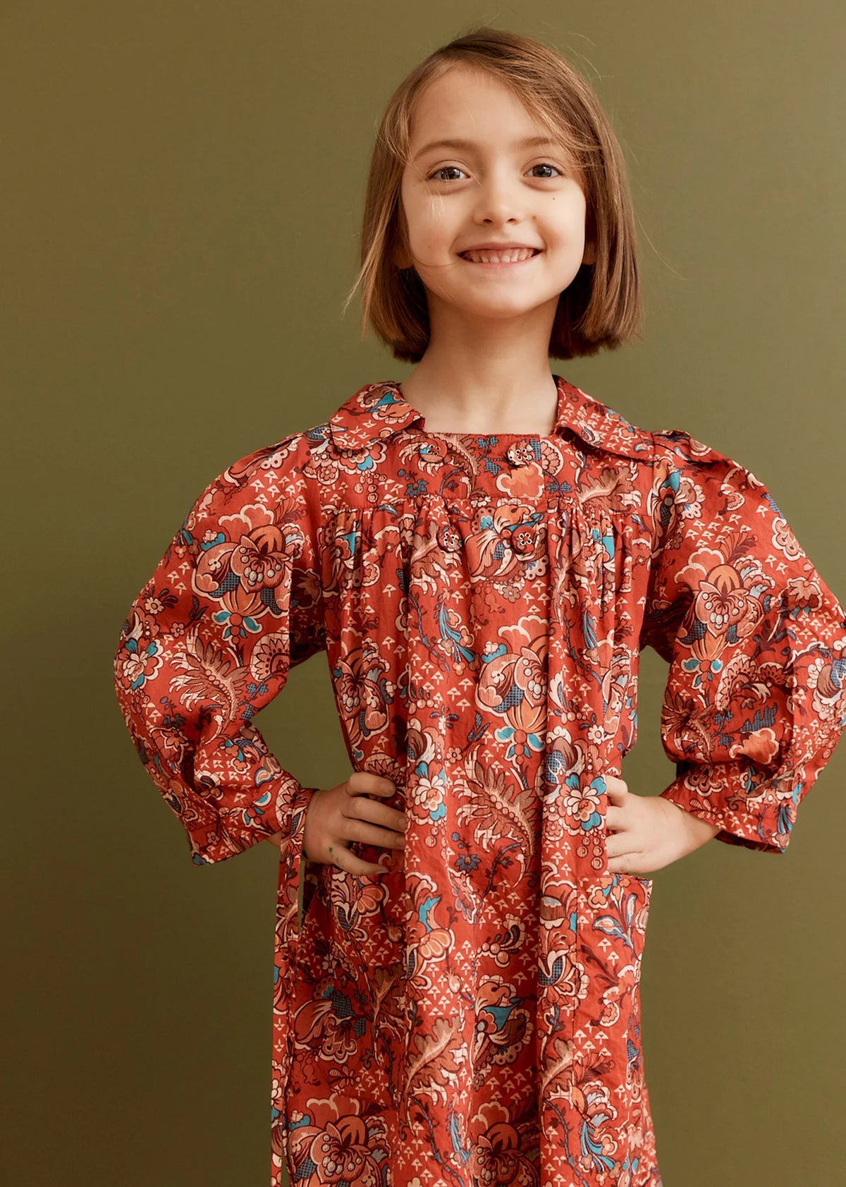 Clara Cotton Corduroy Dress - Liberty Weavers Wonder