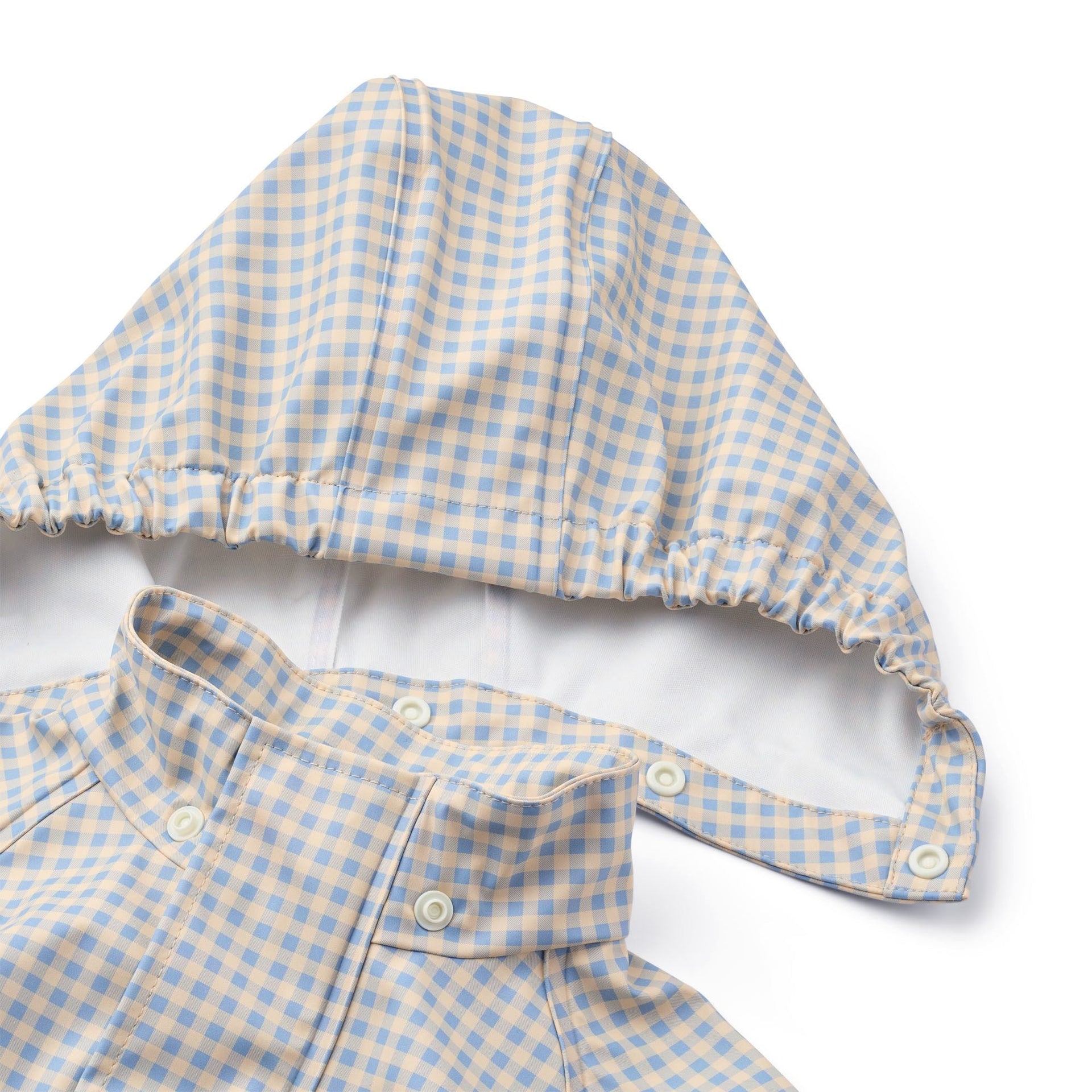 Dew Rainwear Set Light Blue Gingham