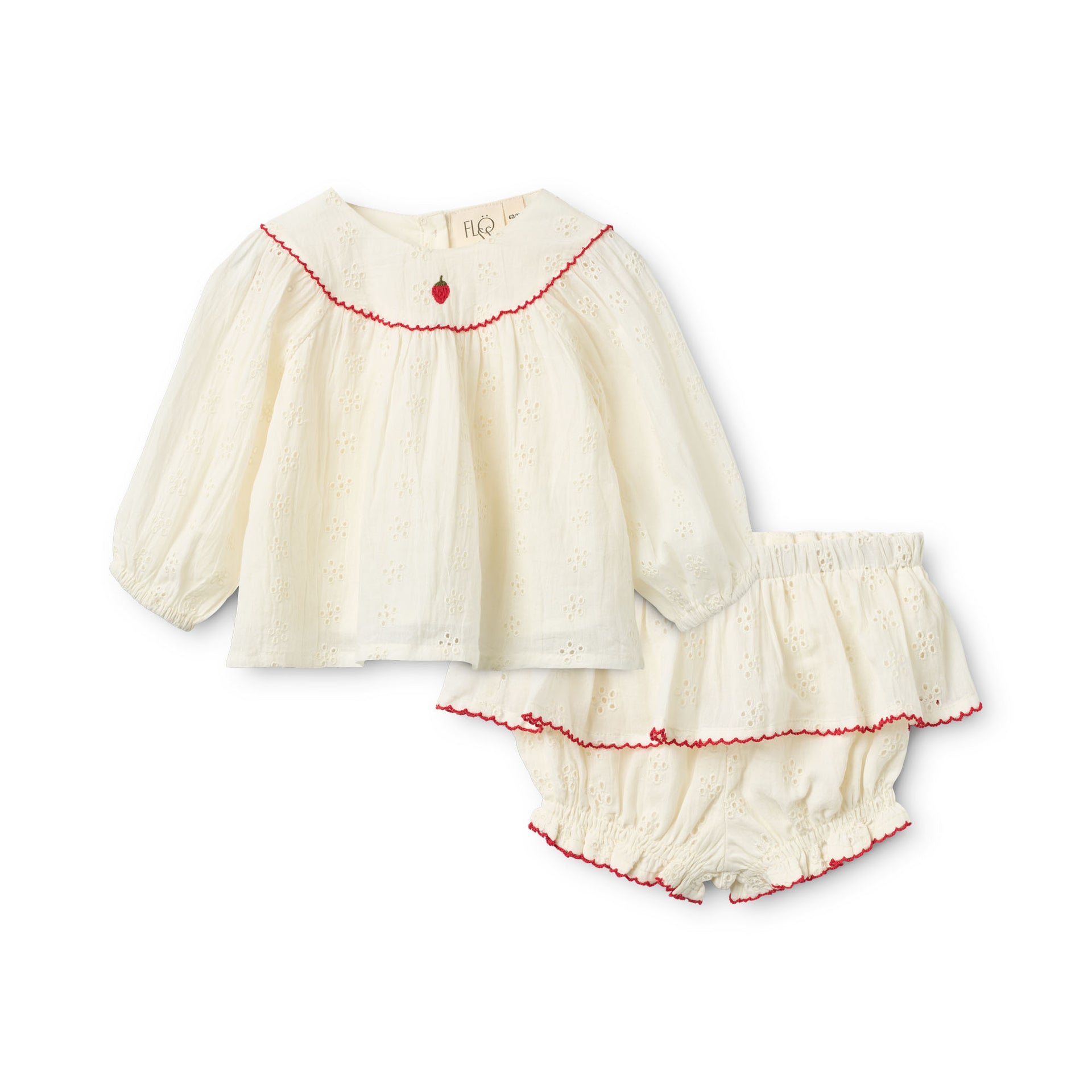 Claire Baby Set Ivory White