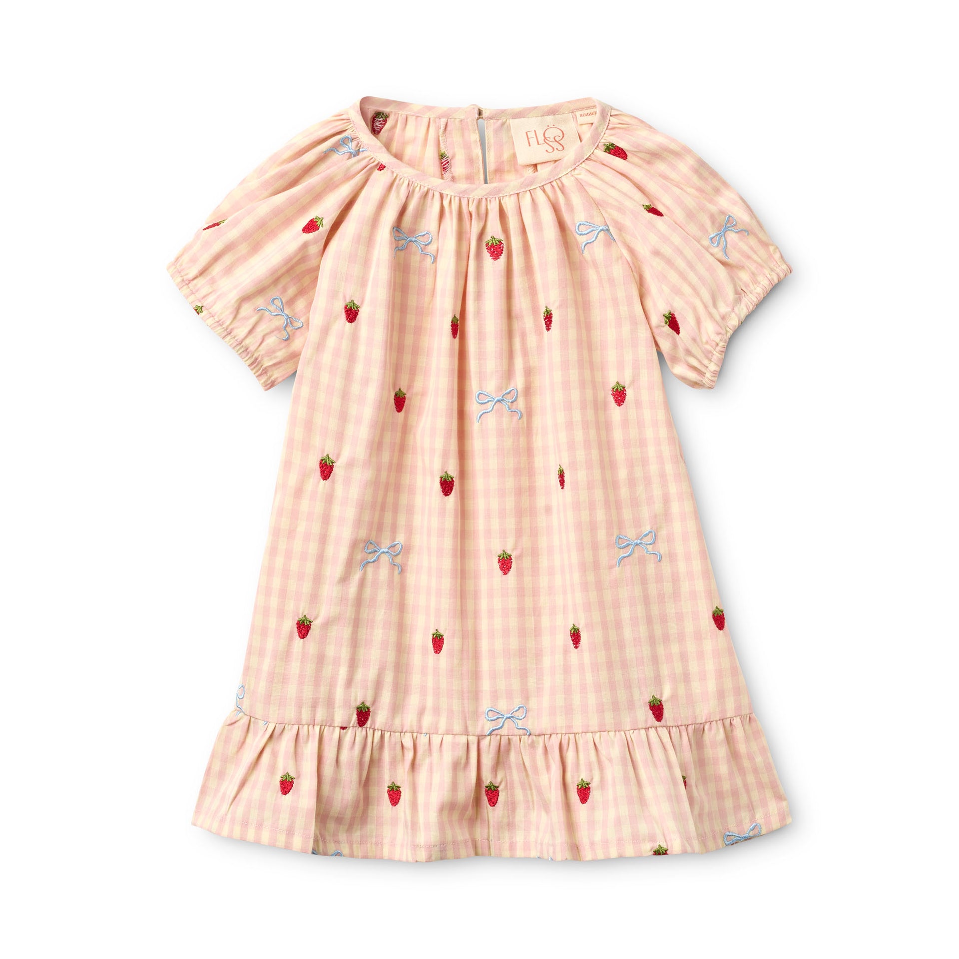 Dolly Bow Dress Berry/bow Gingham