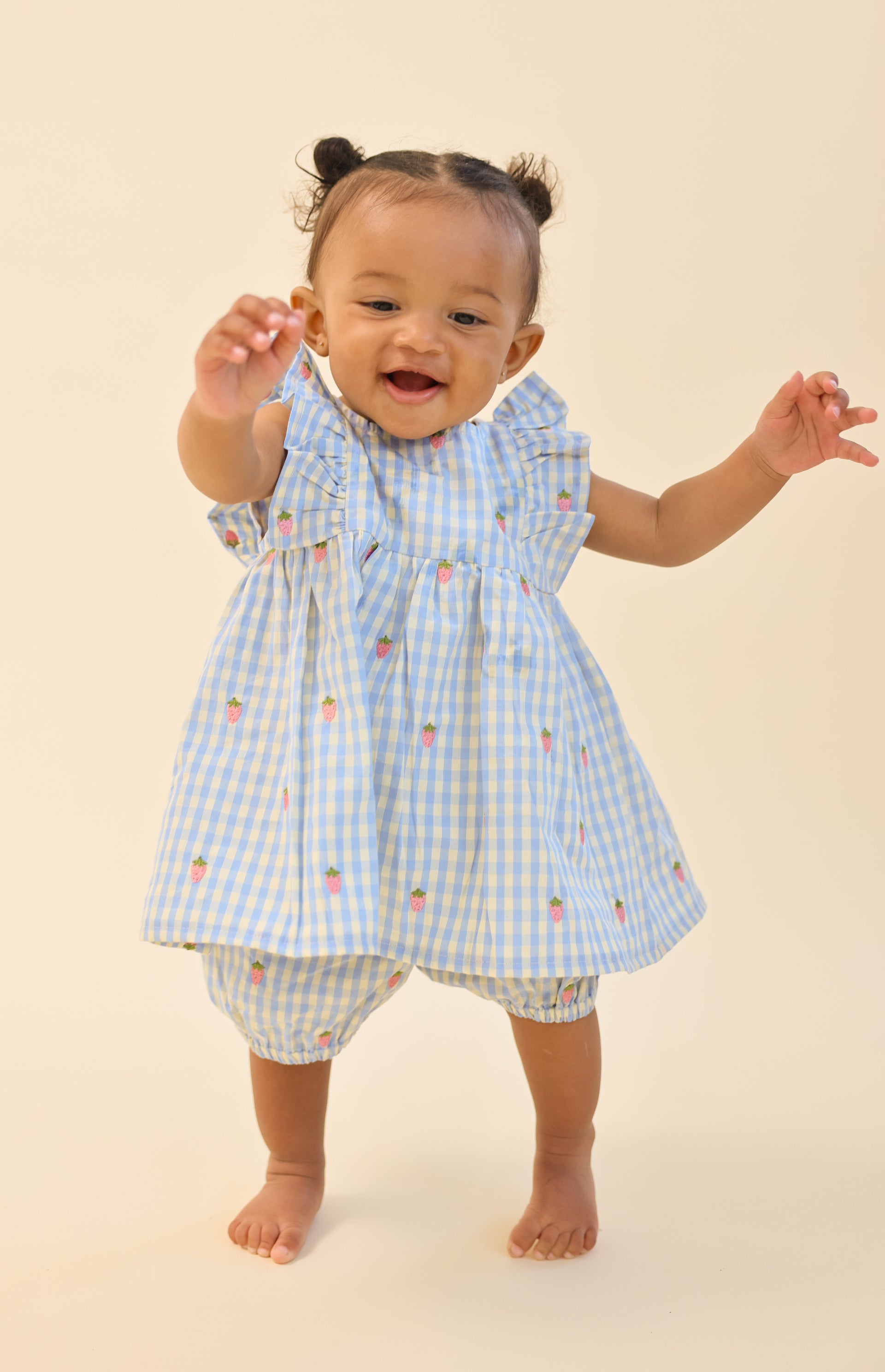Mille Baby SL Set Sky Berry Gingham
