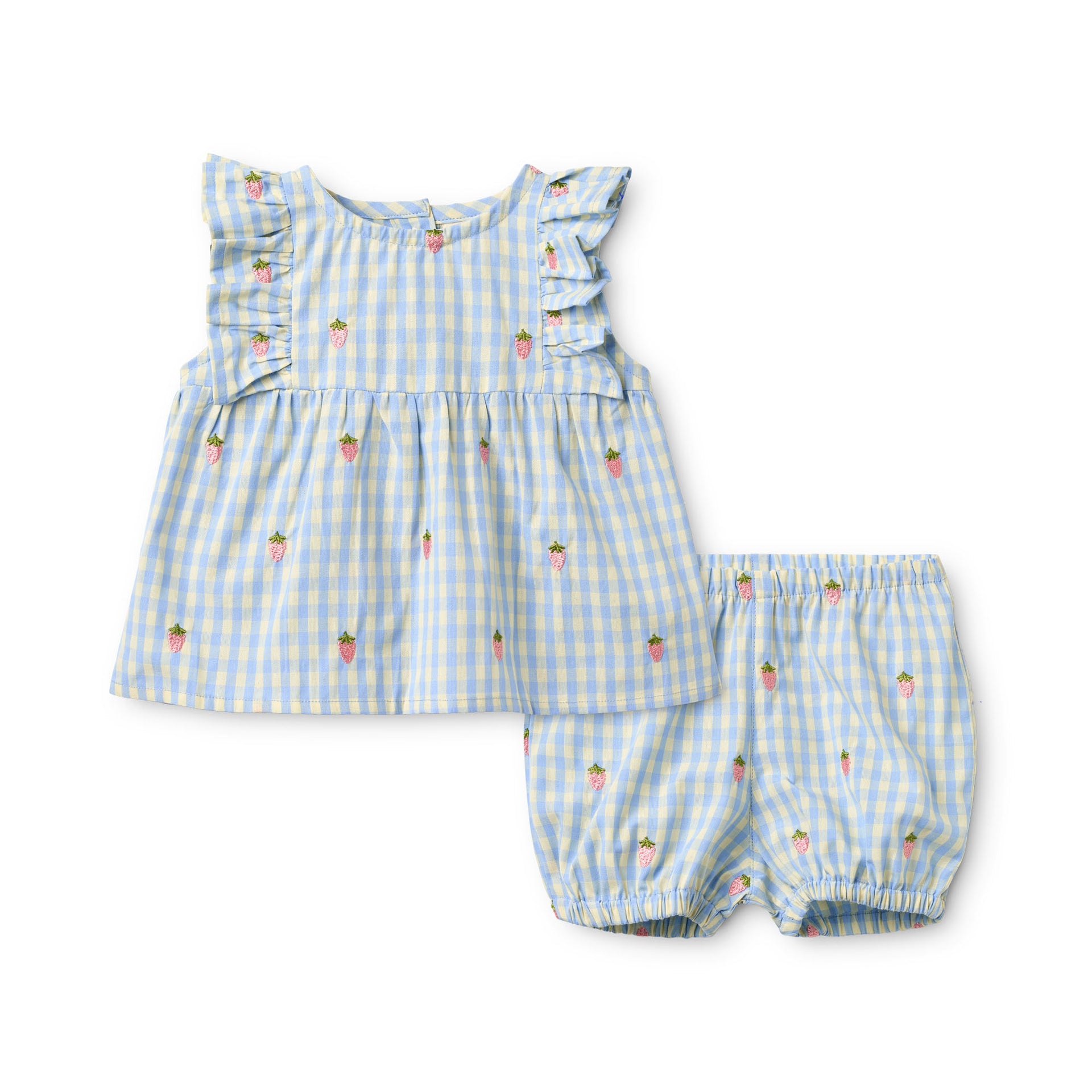 Mille Baby SL Set Sky Berry Gingham