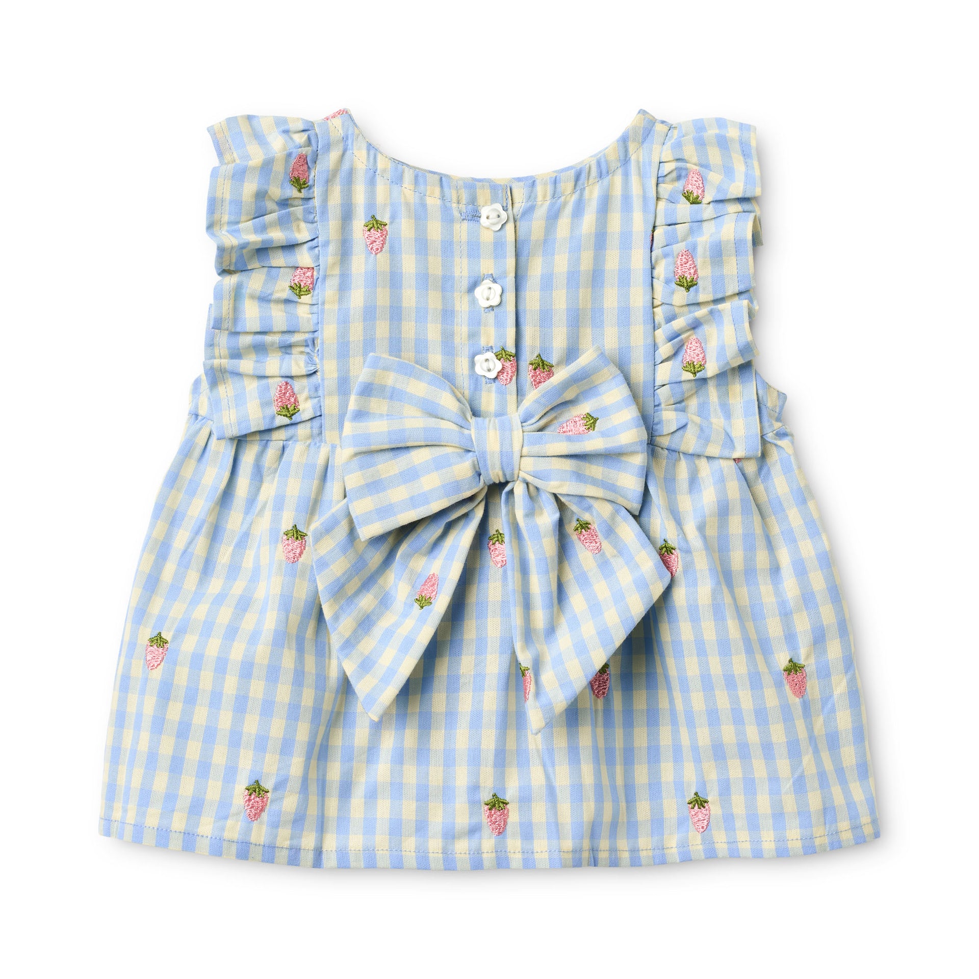 Mille SL Dress Sky Berry Gingham