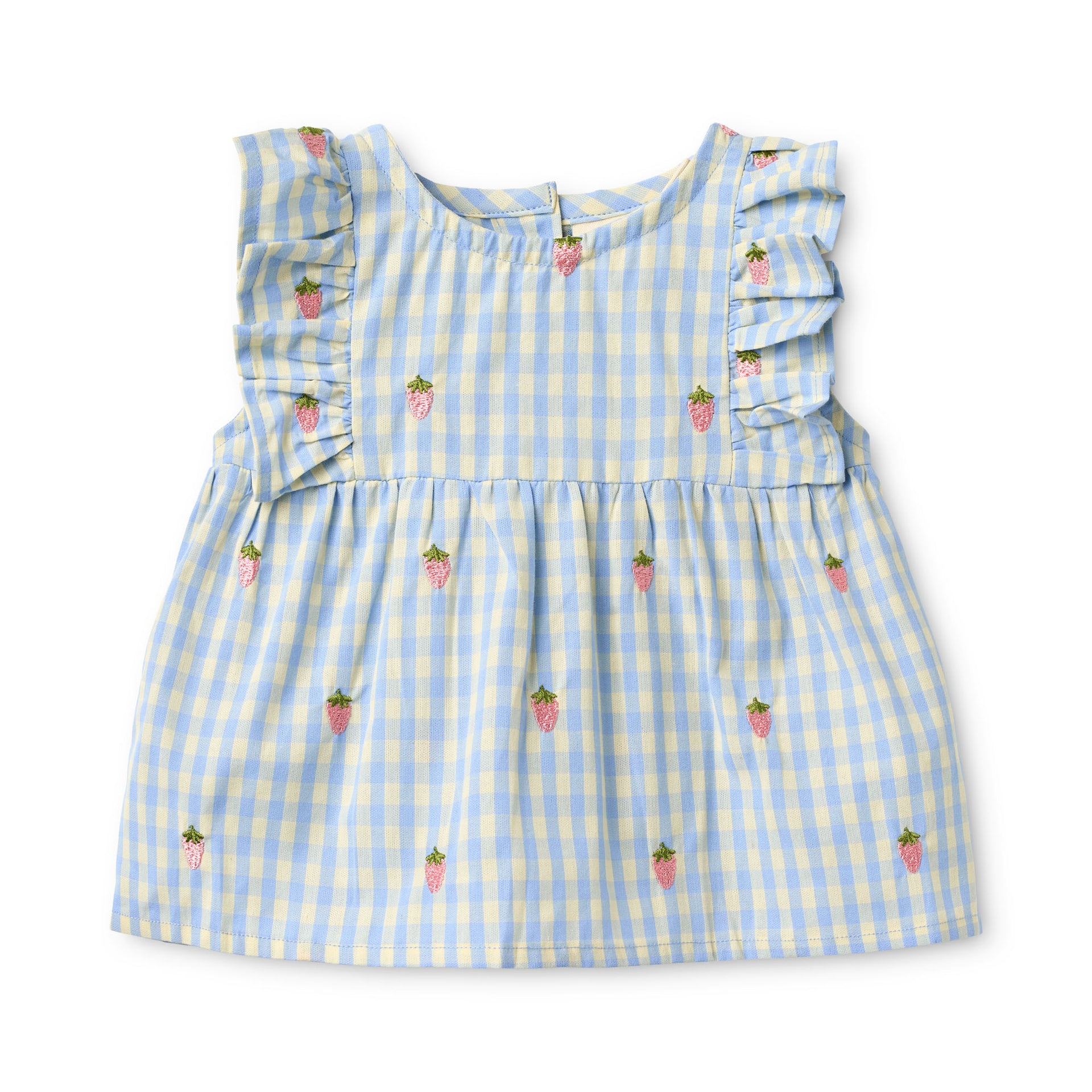 Mille SL Dress Sky Berry Gingham