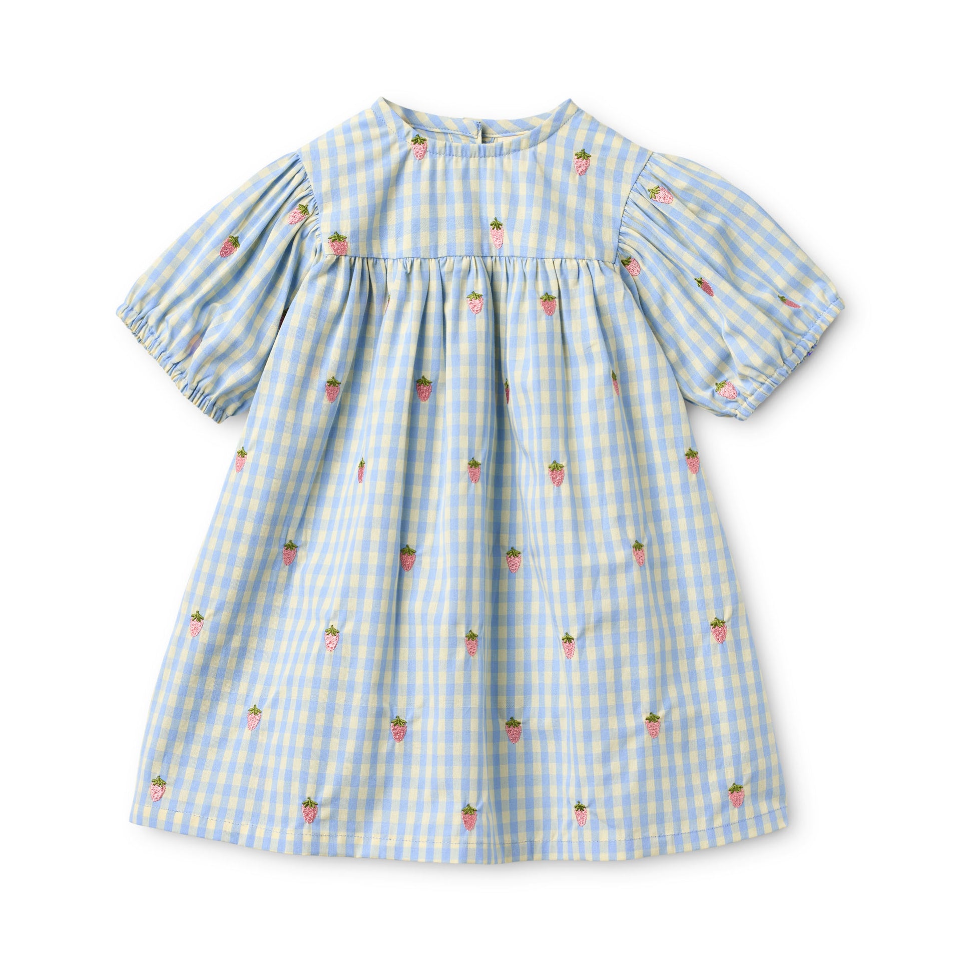 Mille SS Dress Sky Berry Gingham