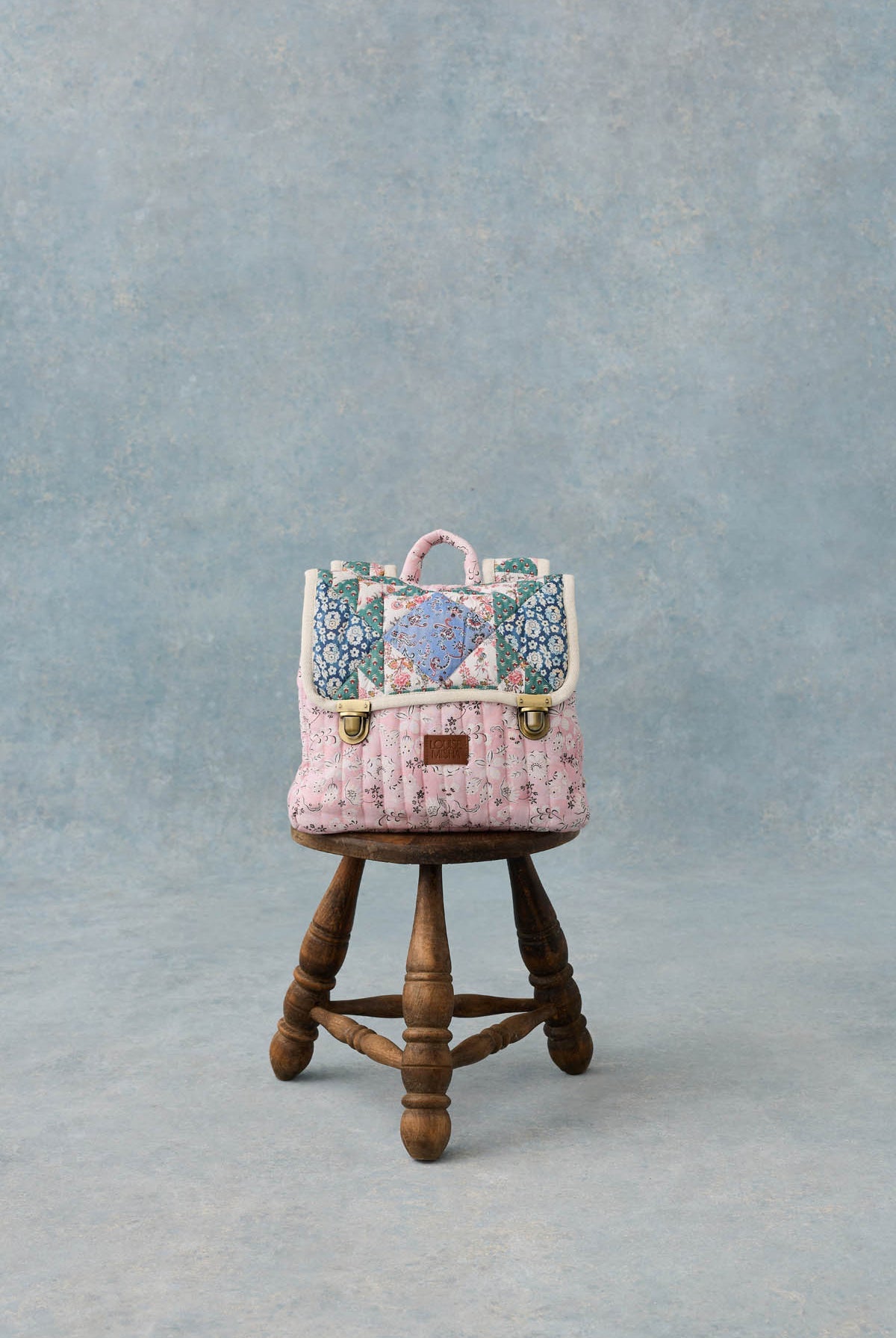 Tiya Backpack - Navy Snowfall Patch
