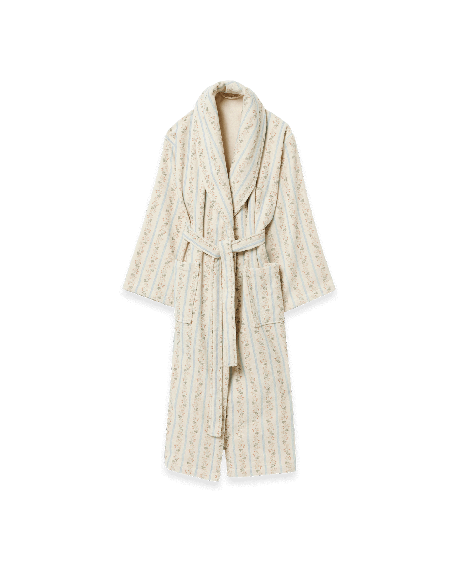 Terry Bathrobe Strawberry Garland Adult Size