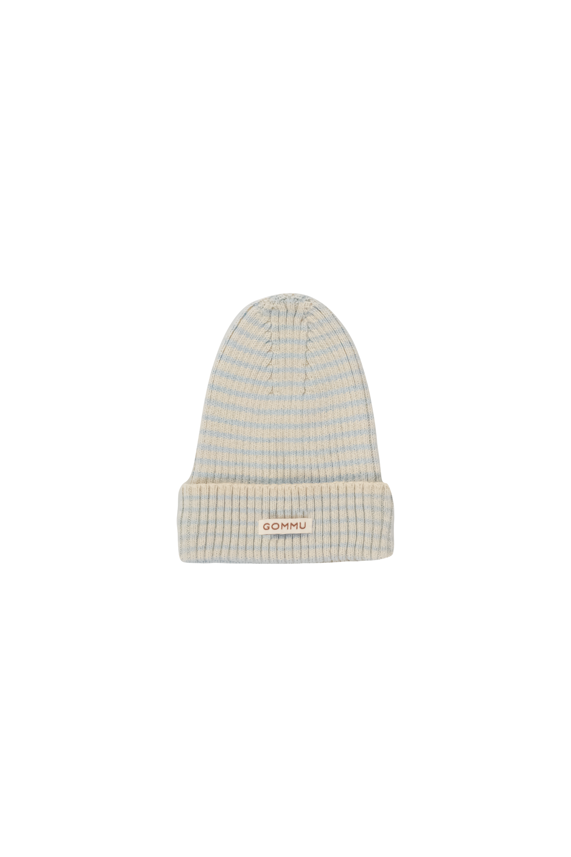 French Stripes Beanie - Blue Sky/Sand