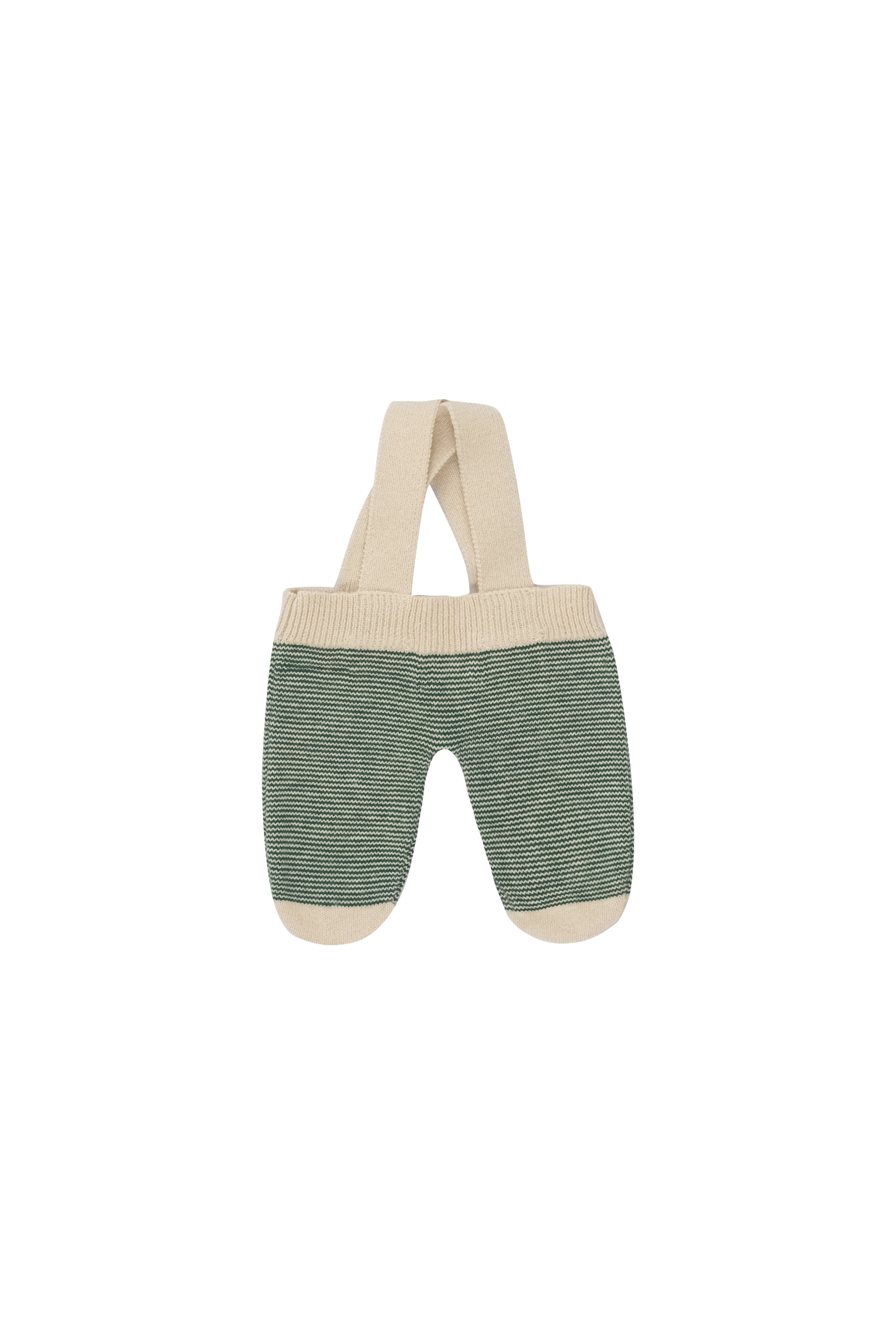 Micro Stripes Long Pants - Soft Green/Sand