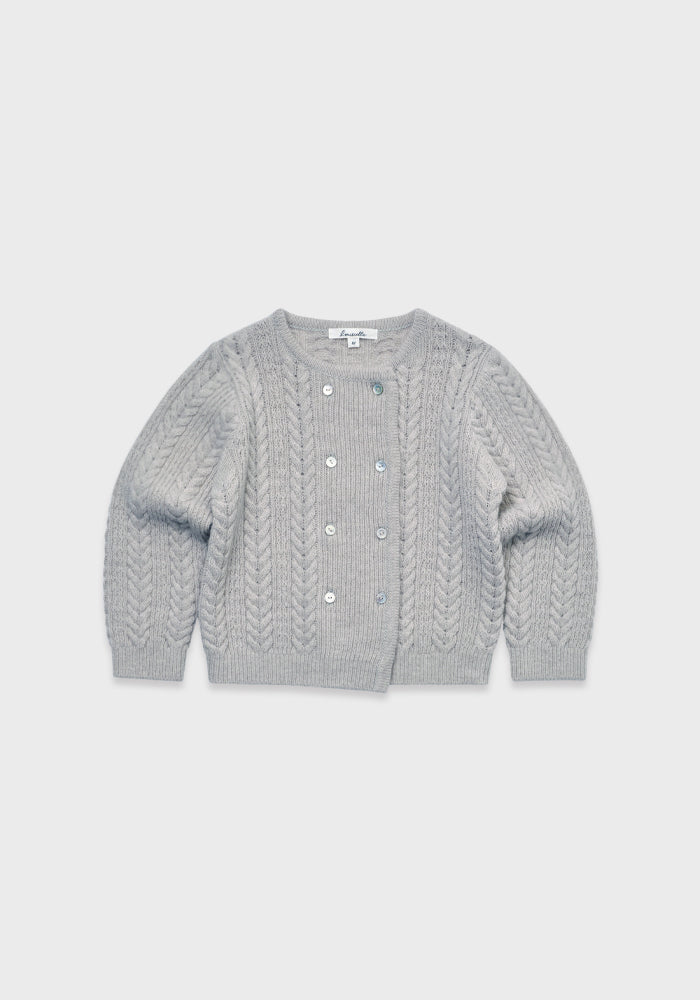 Obrine Knit Cardigan Pale Blue
