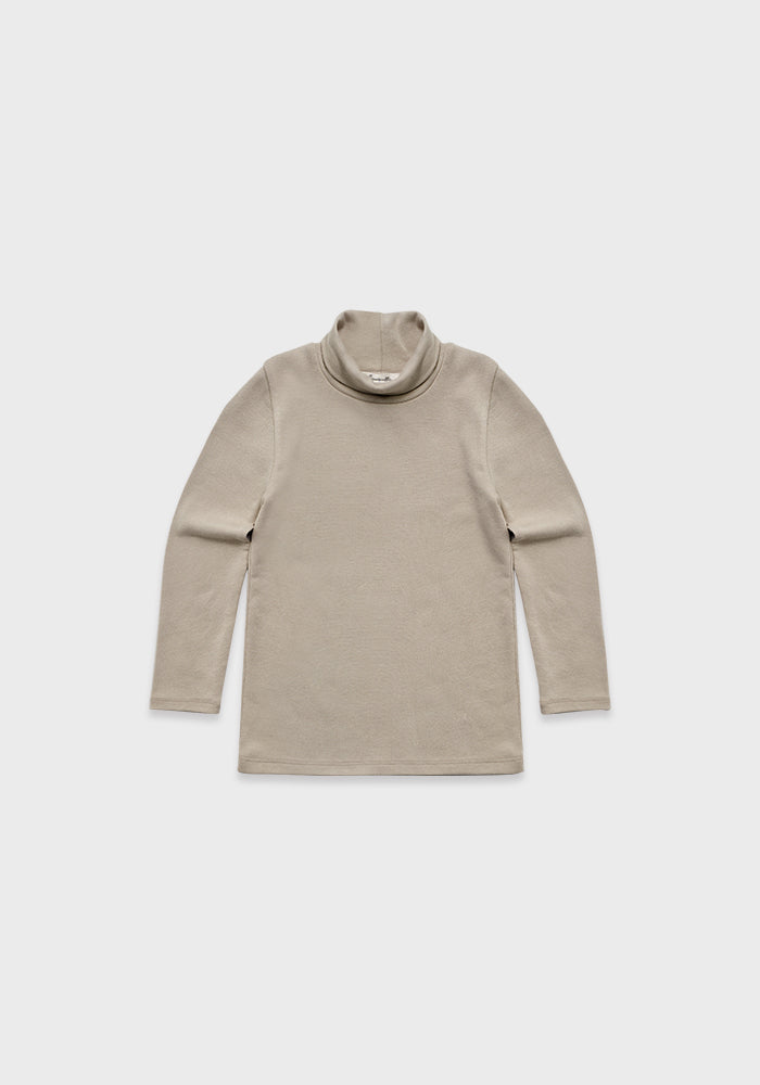 Aden Turtleneck Khaki Beige
